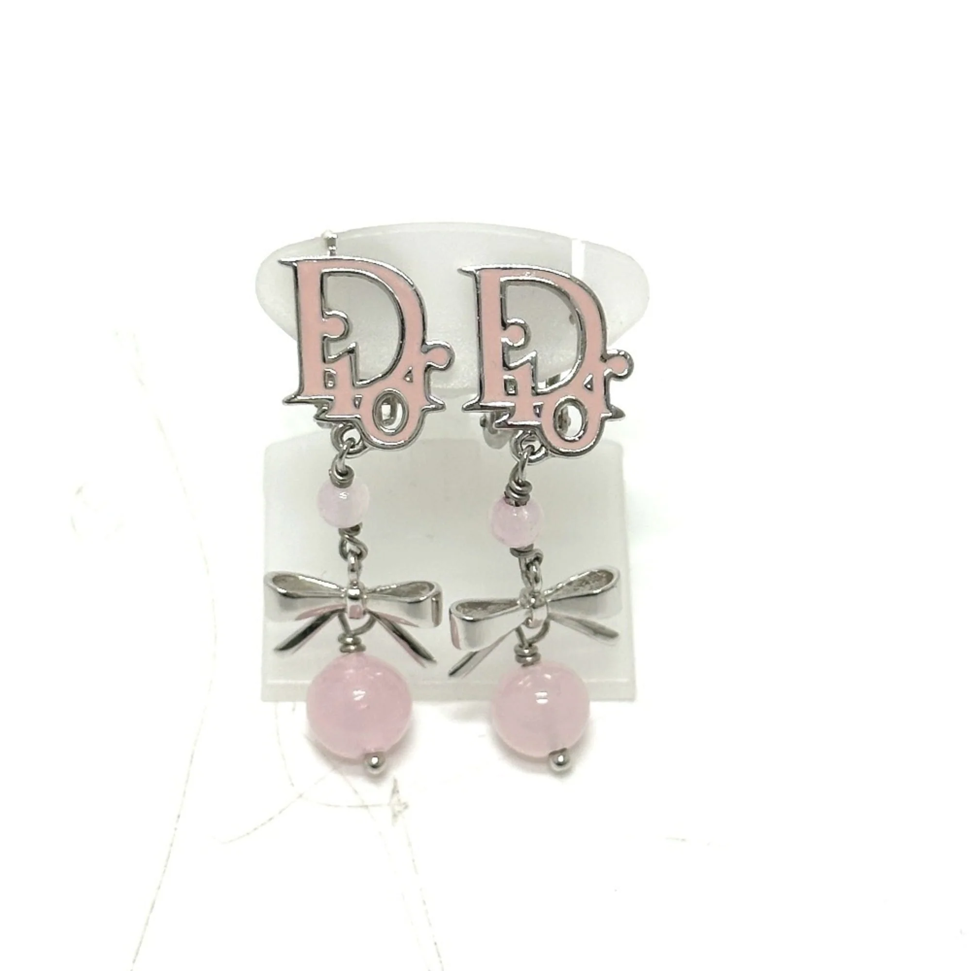 Logo Clip-On Earrings Metal