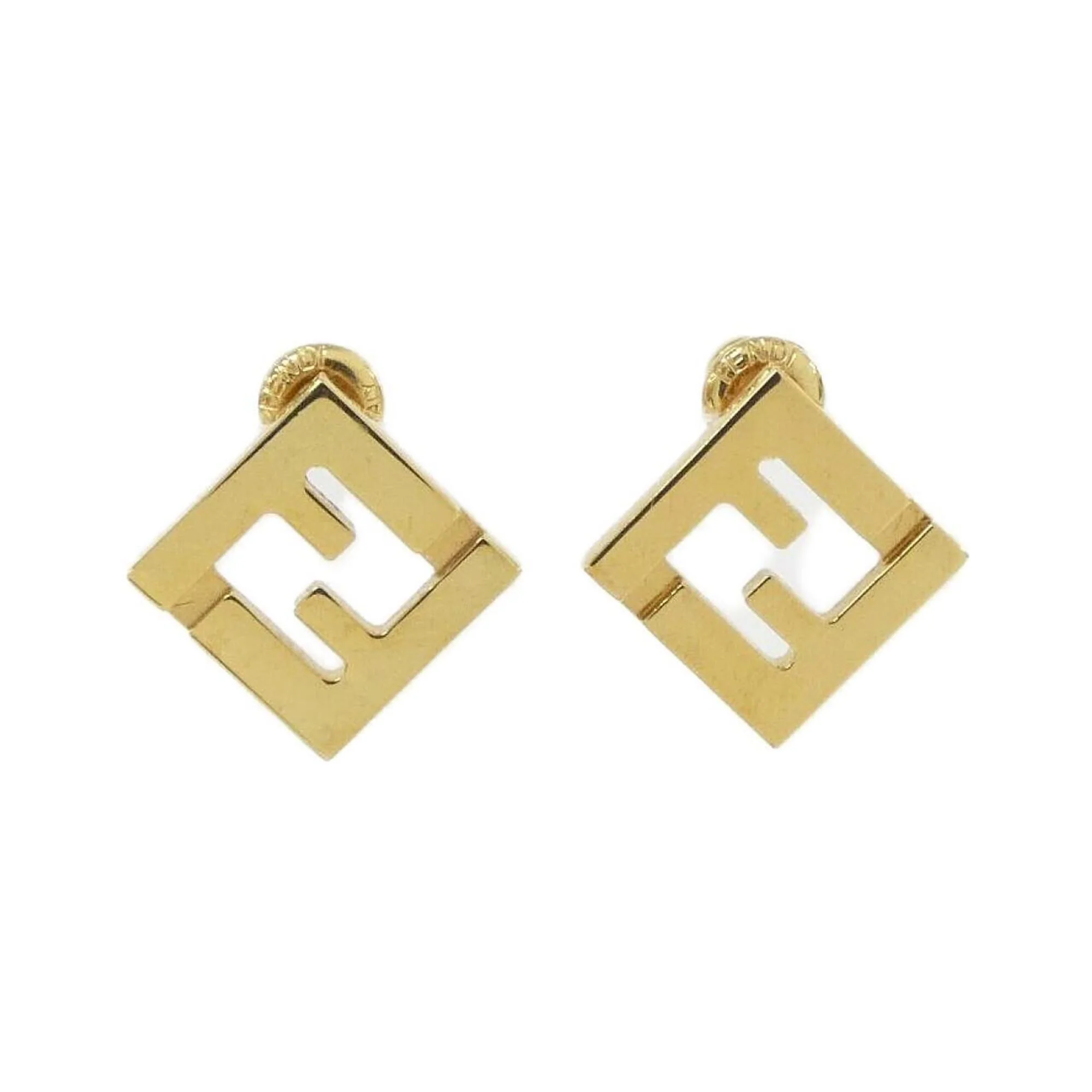 Earrings Gold-Tone Metal