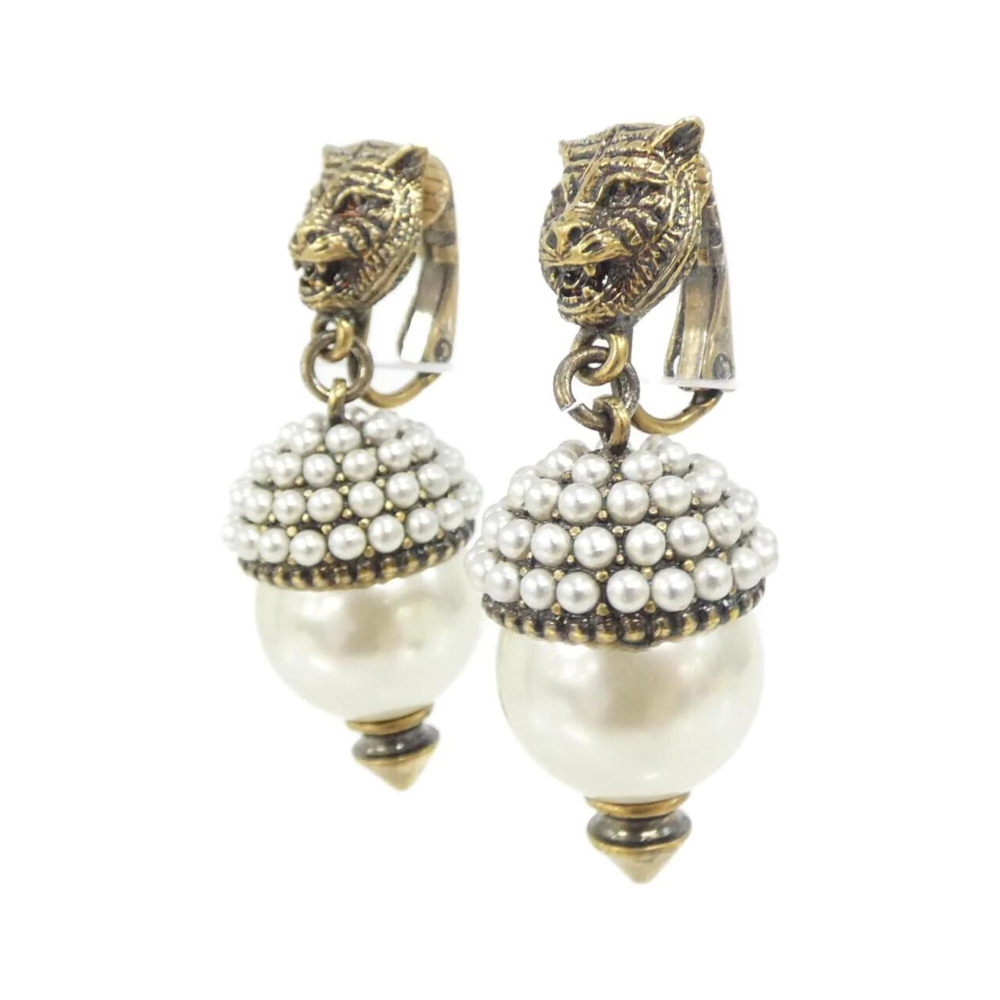 Earrings Gold-Tone Metal - Image 2