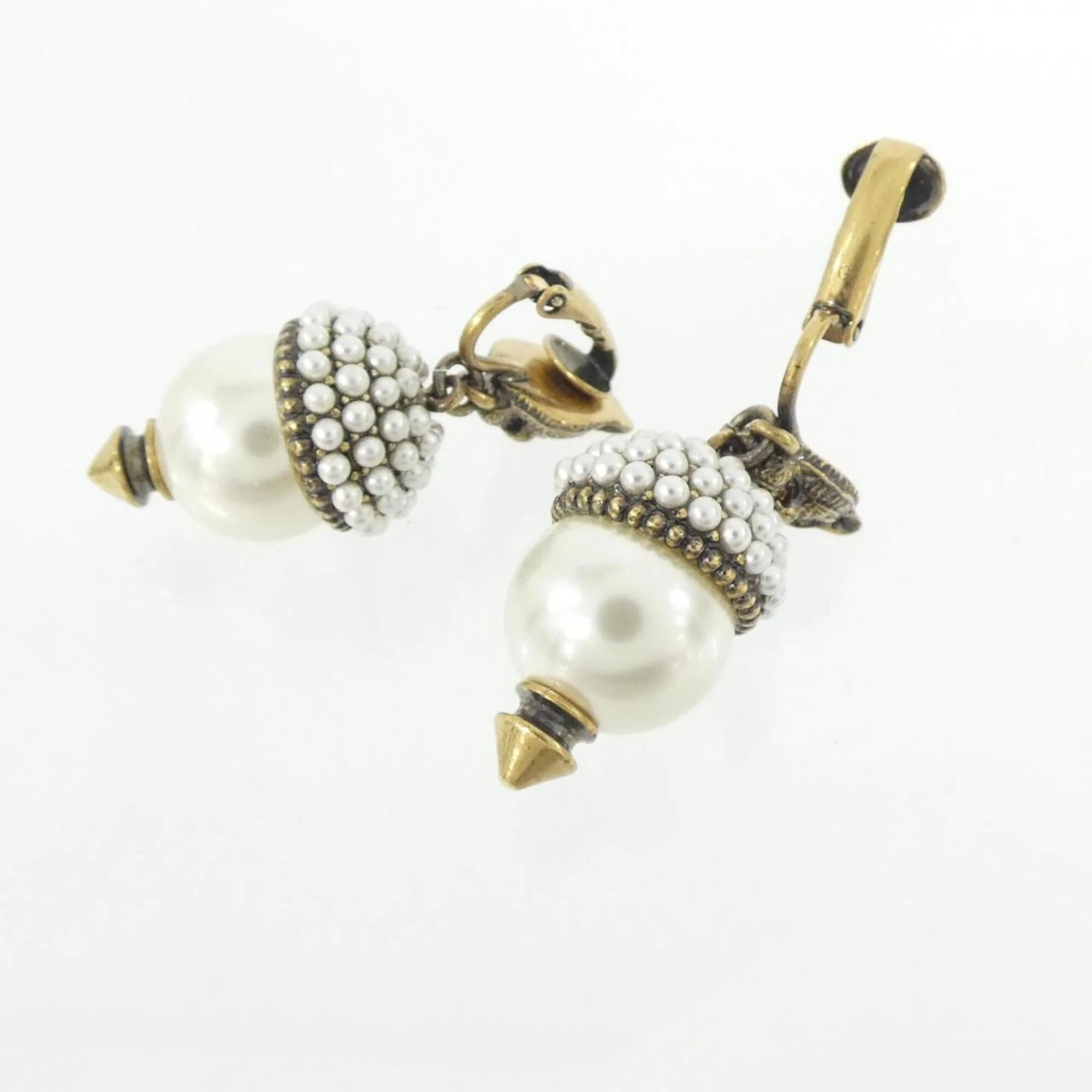 Earrings Gold-Tone Metal - Image 3