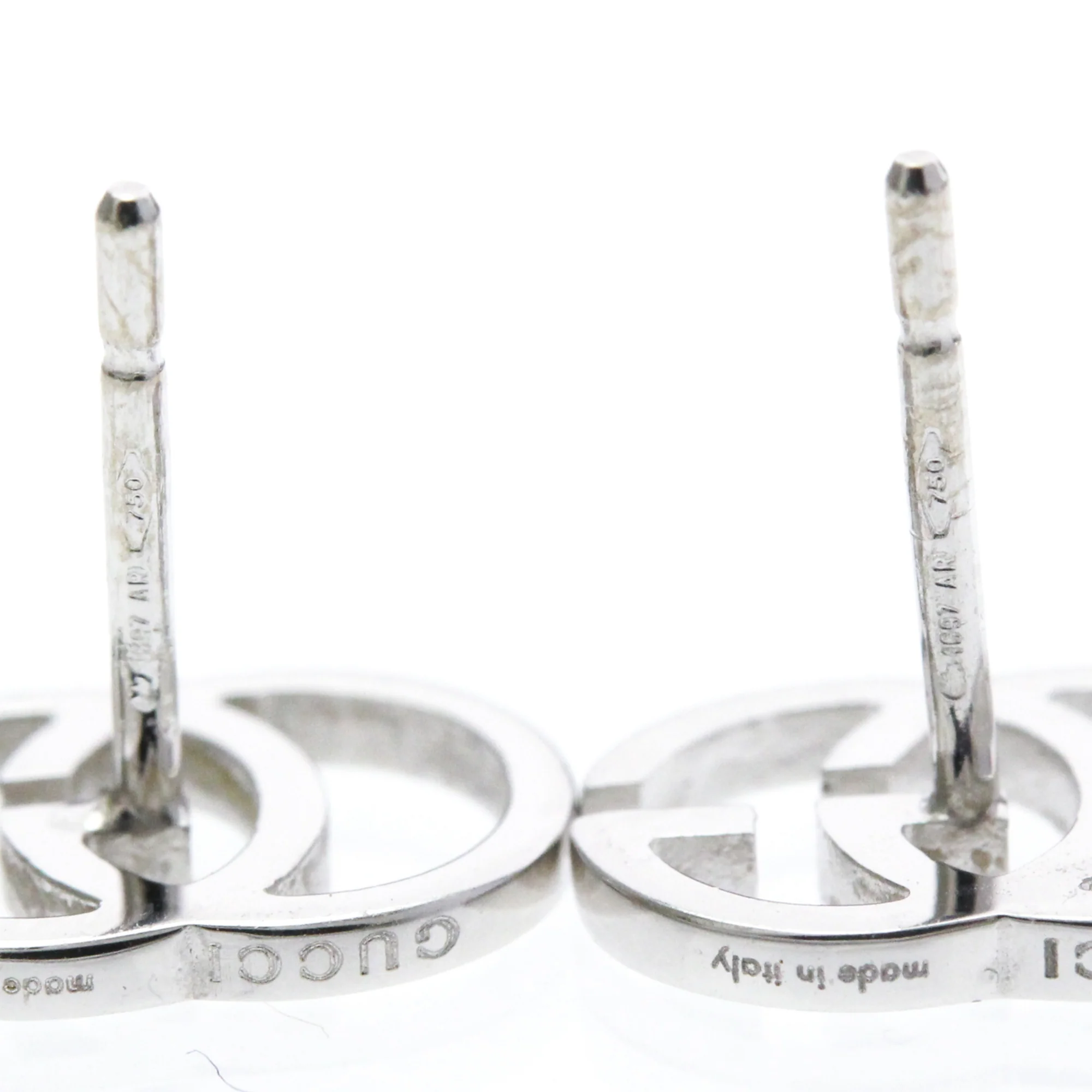 Earrings Stud 18K White Gold - Image 6