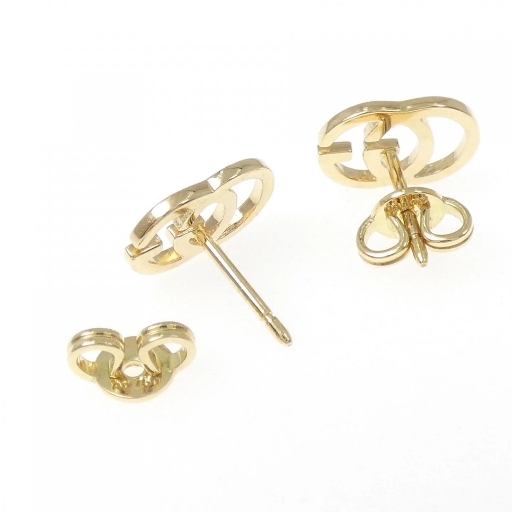 Earrings Stud 18K Yellow Gold - Image 3