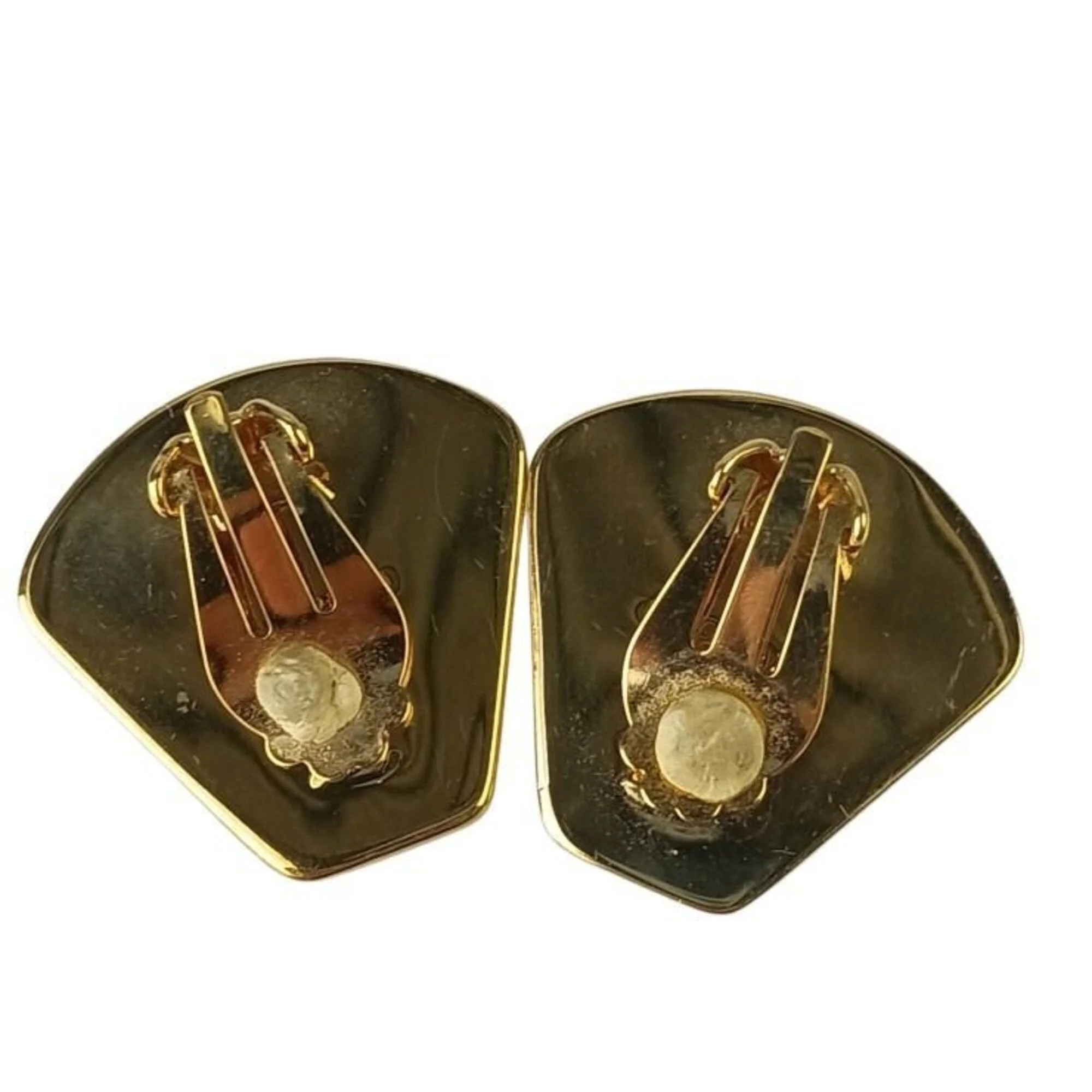 Clip-On Earrings Cloisonné and Enamel and Metal - Image 3