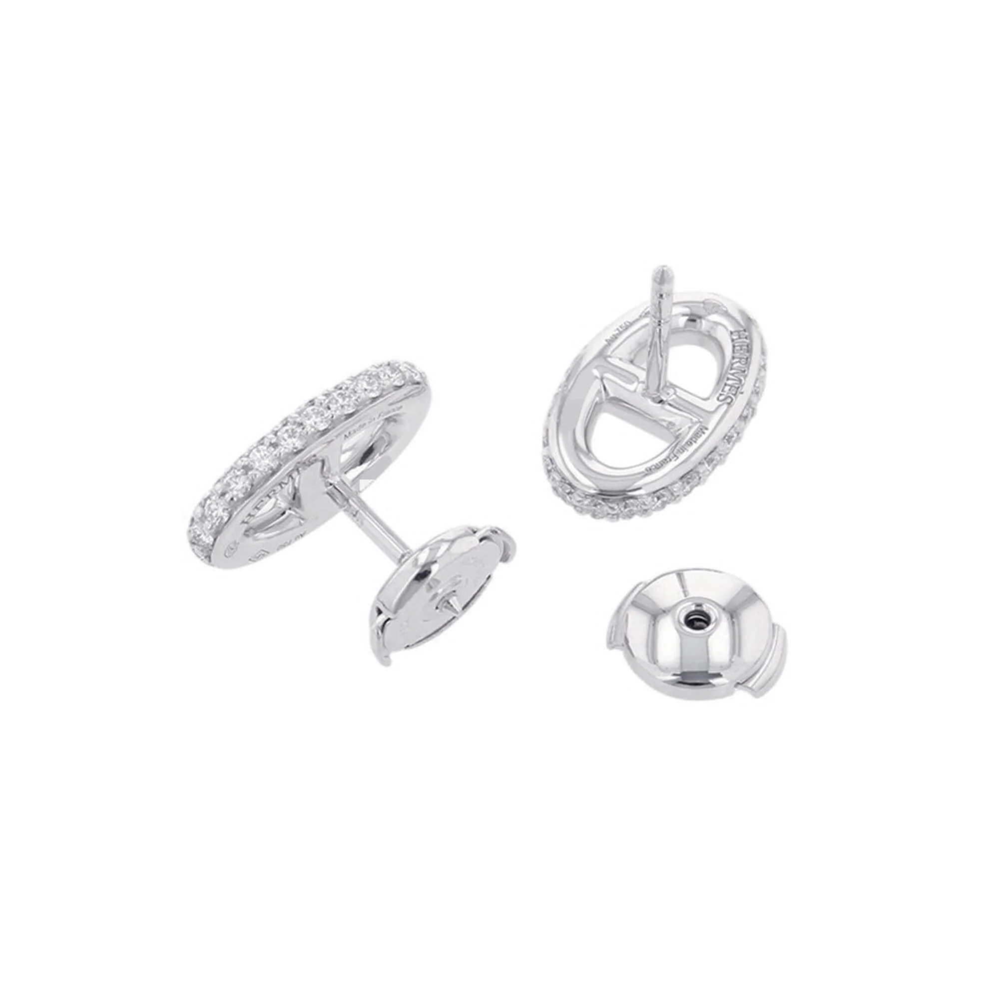 Earrings 18K White Gold - Image 3