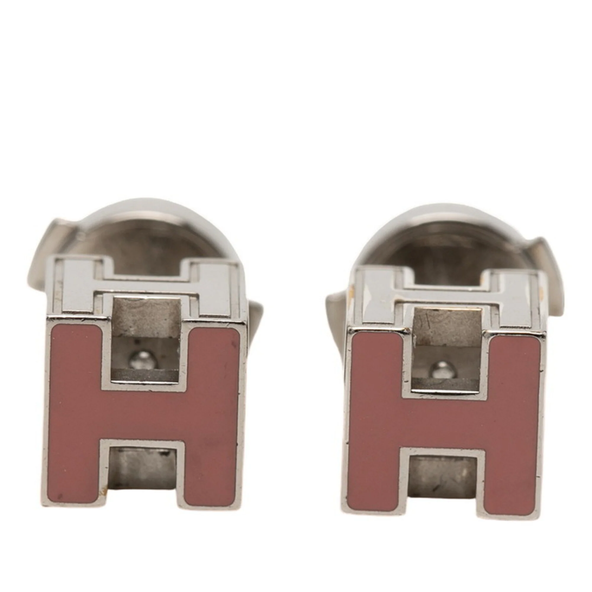 Earrings Enamel and Metal
