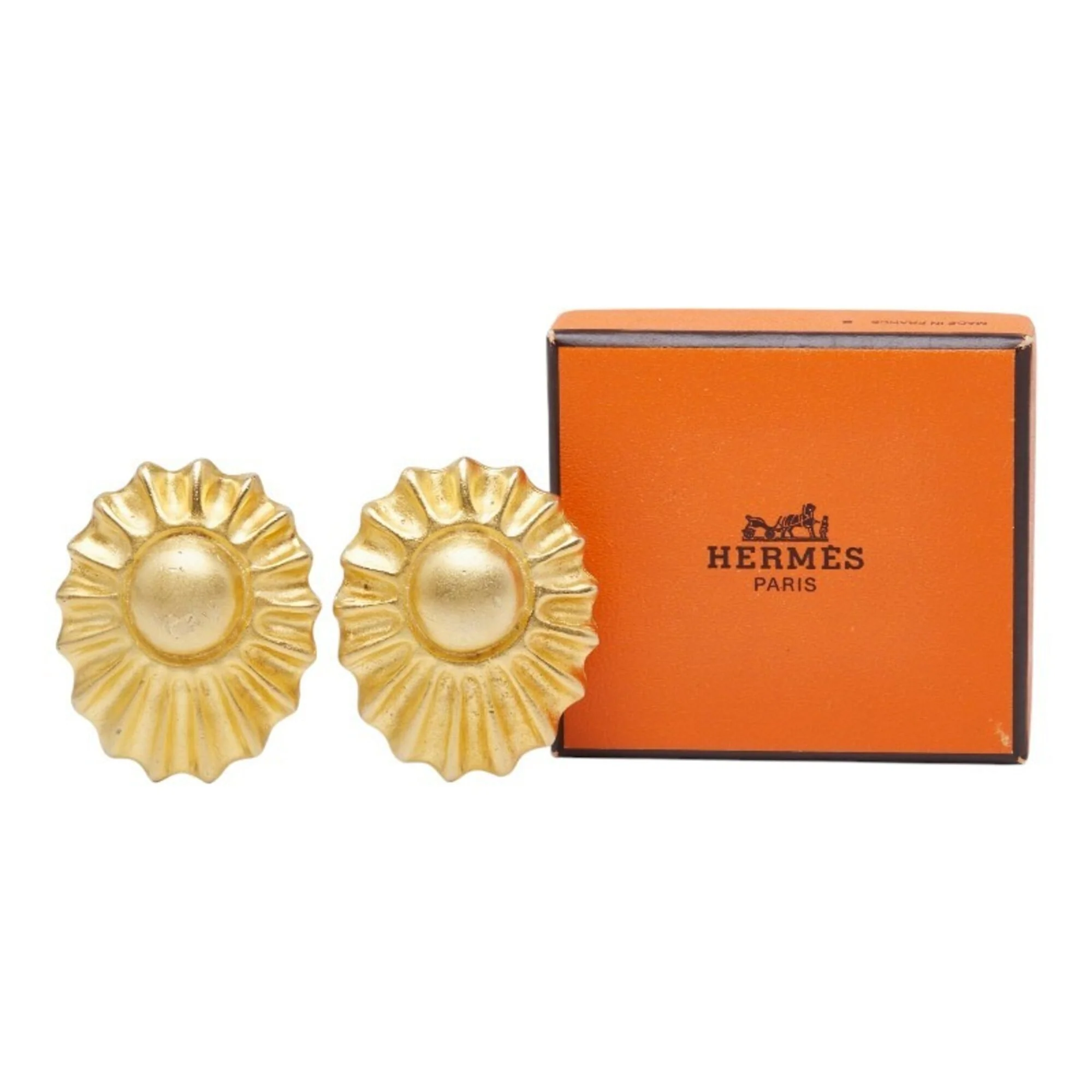 Earrings Gold-Tone Metal - Image 4