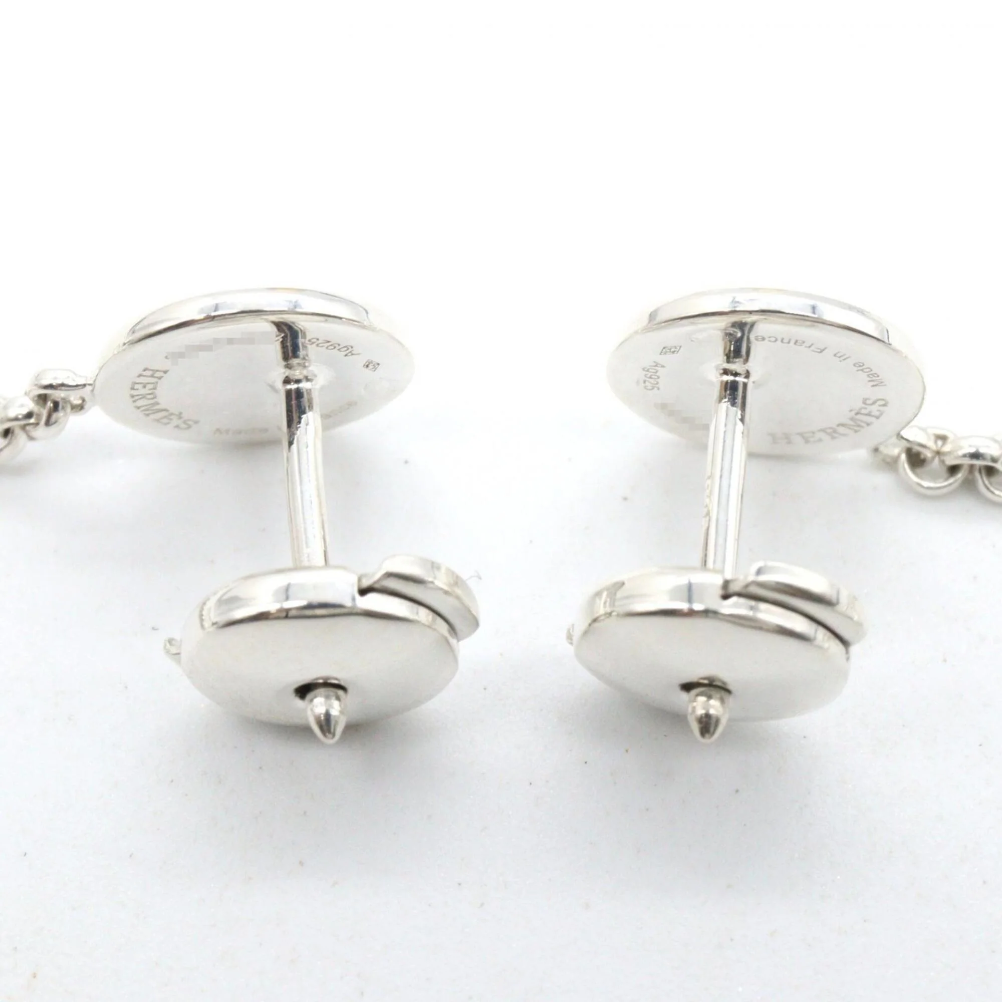 Earrings Hoop 18K Rose Gold and Sterling Silver - Image 2