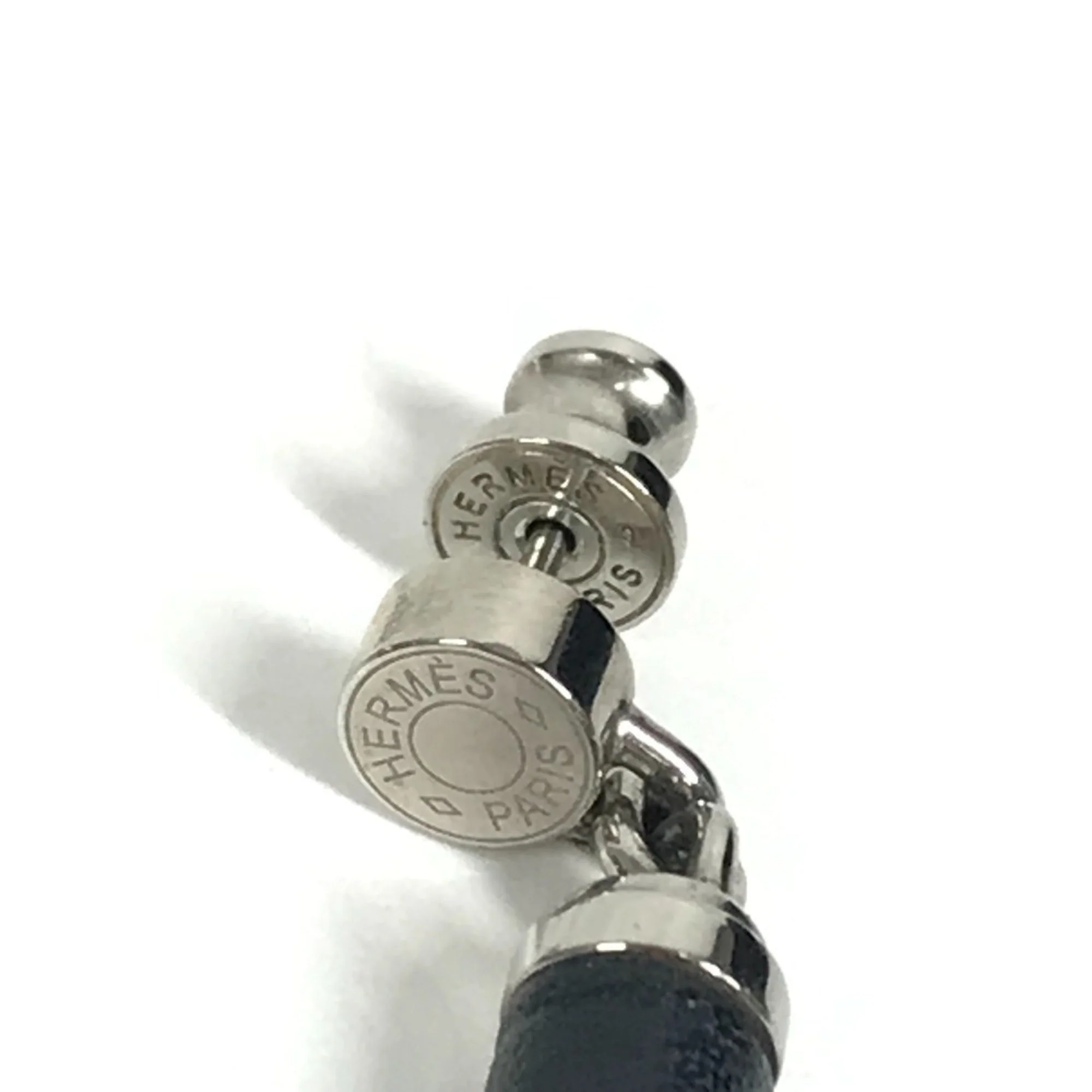 Earrings Metal and Swift Leather - Image 3