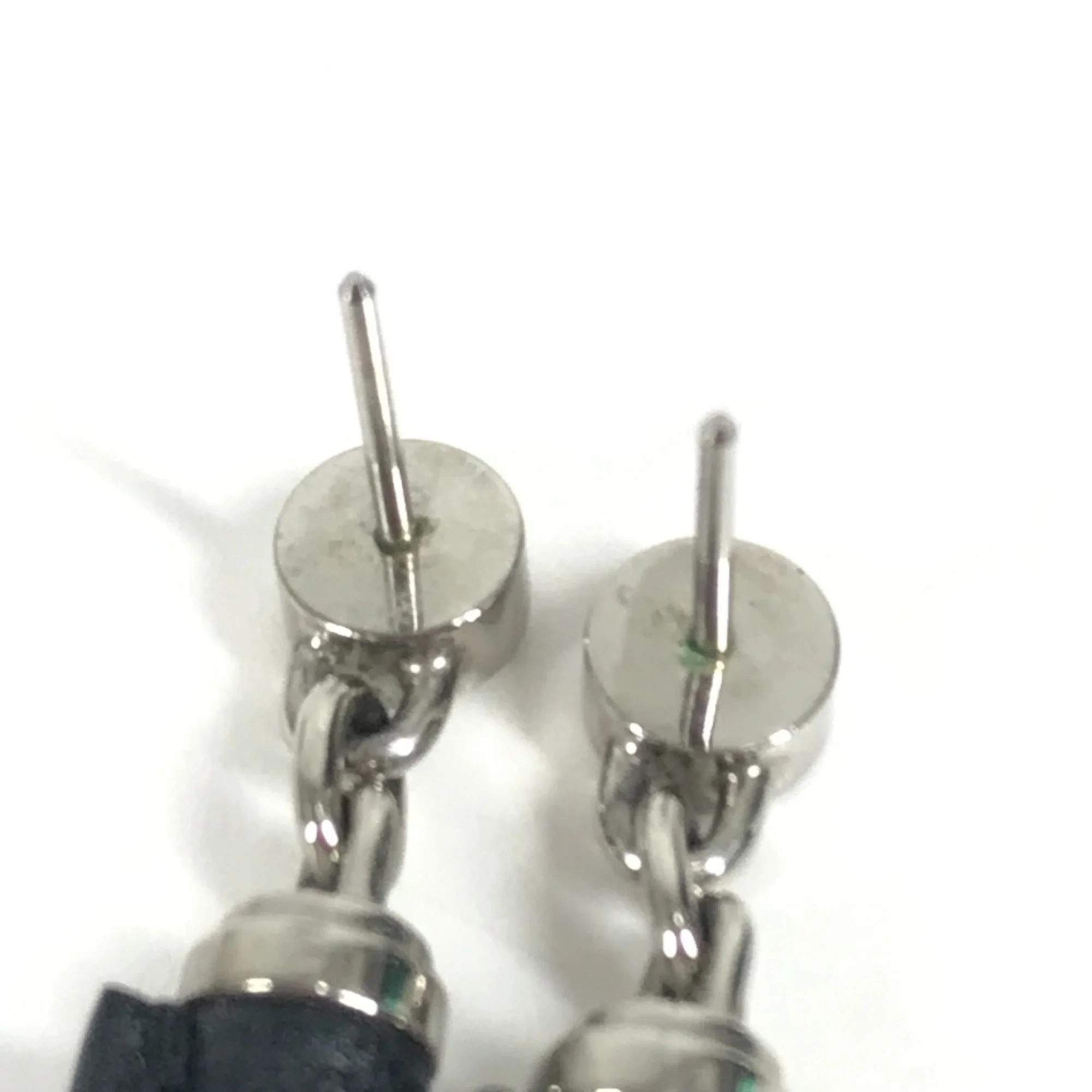 Earrings Metal and Swift Leather - Image 9