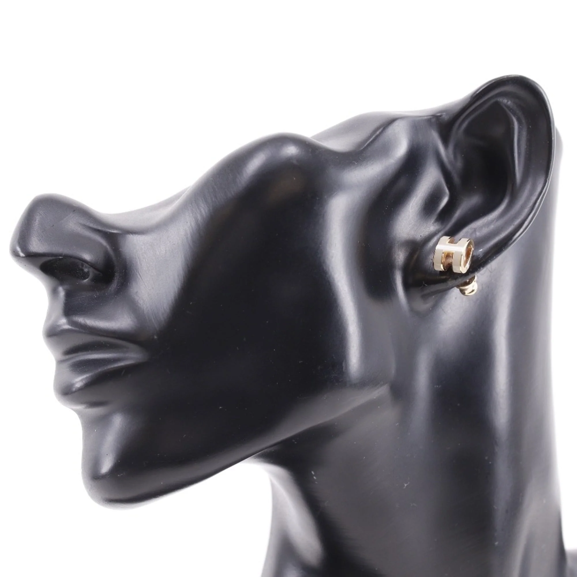 Earrings Pop Ash Lacquer and 18K Rose Gold - Image 2