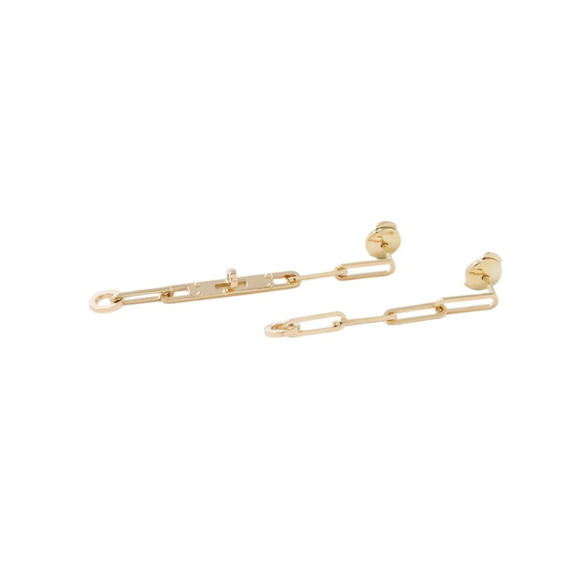 Kelly Chaine Drop Earrings 18K Yellow Gold 18K Yellow Gold - Image 2