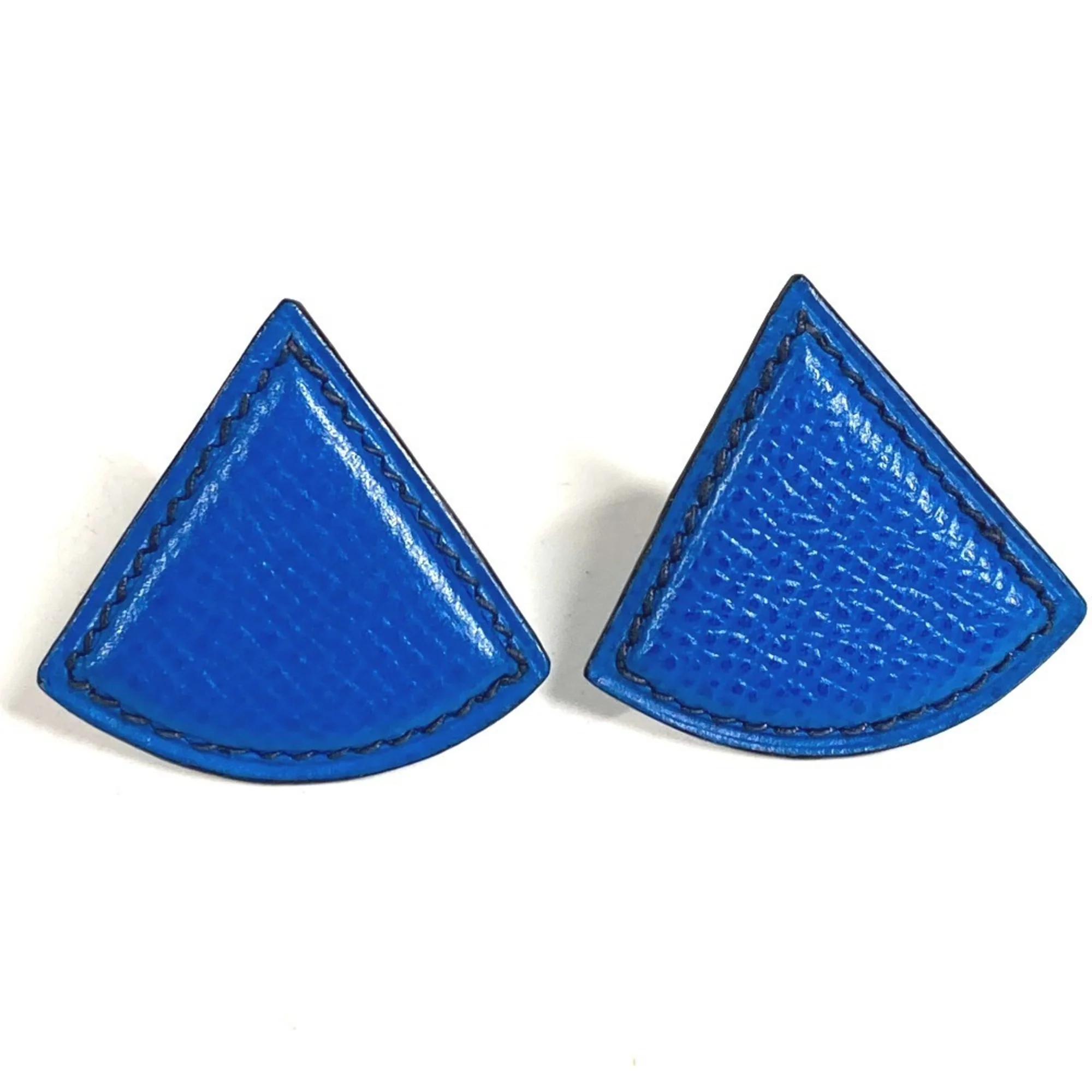 Logo Clip-On Earrings Leather