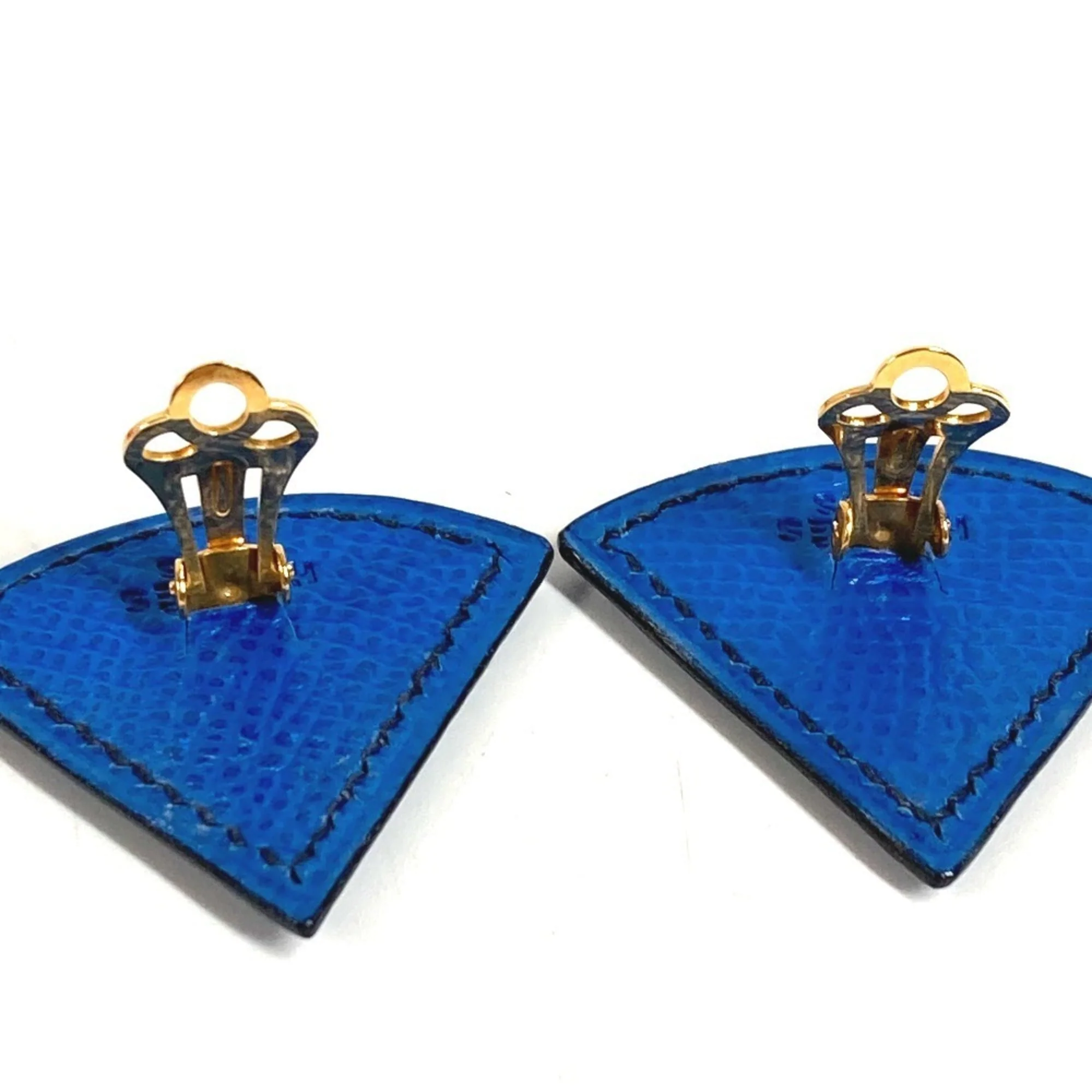 Logo Clip-On Earrings Leather - Image 6