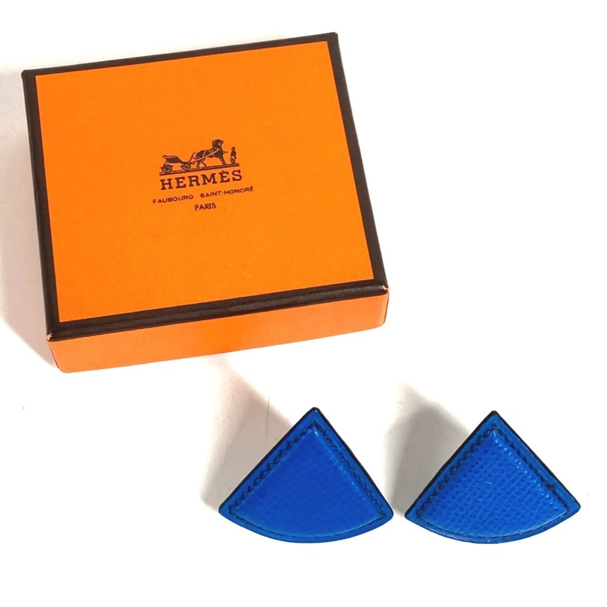 Logo Clip-On Earrings Leather - Image 7