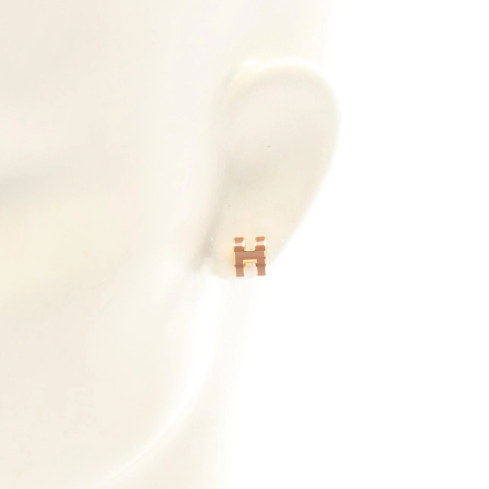 Pop H Earrings Gold-Tone Metal - Image 4