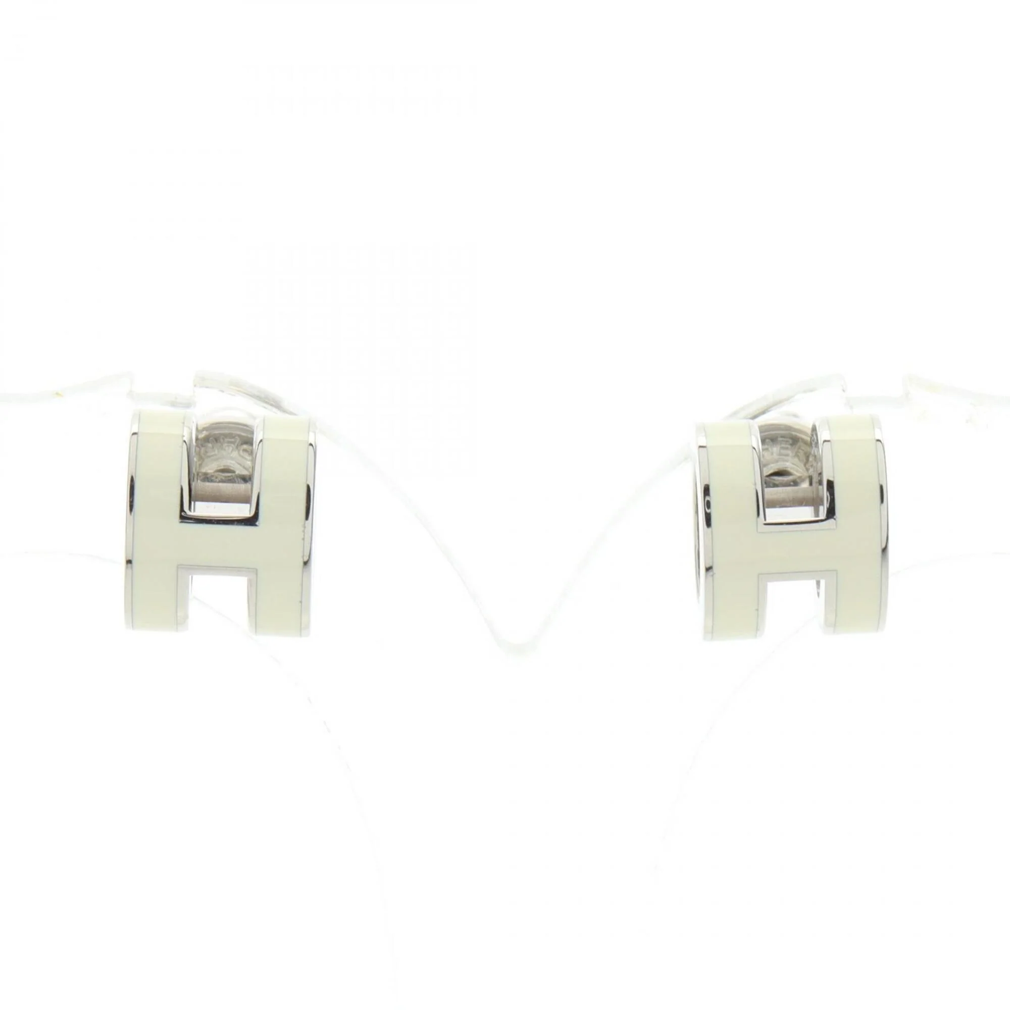 Pop H Earrings Sterling Silver
