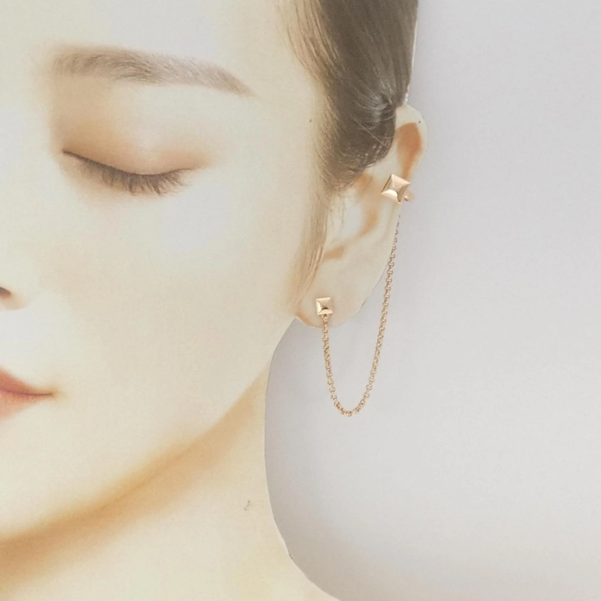 Single Earring 18K Rose Gold - Image 4