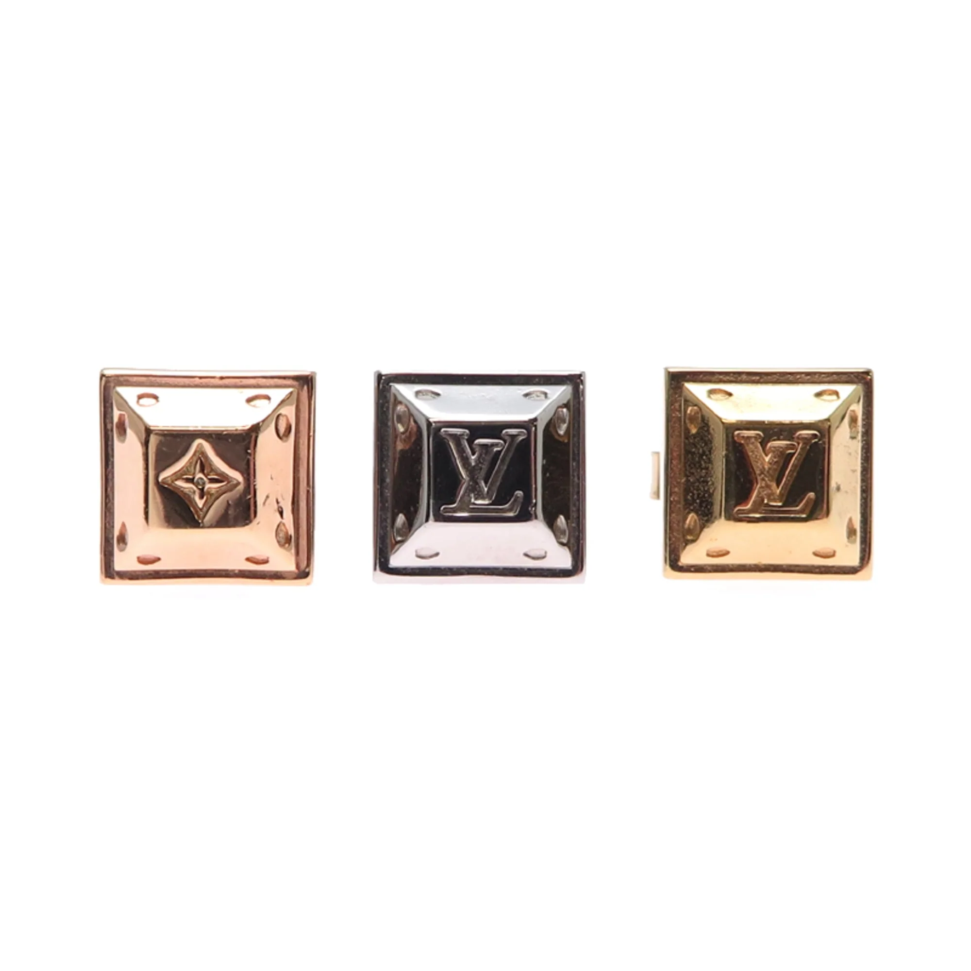 Earrings Gold-Tone Metal