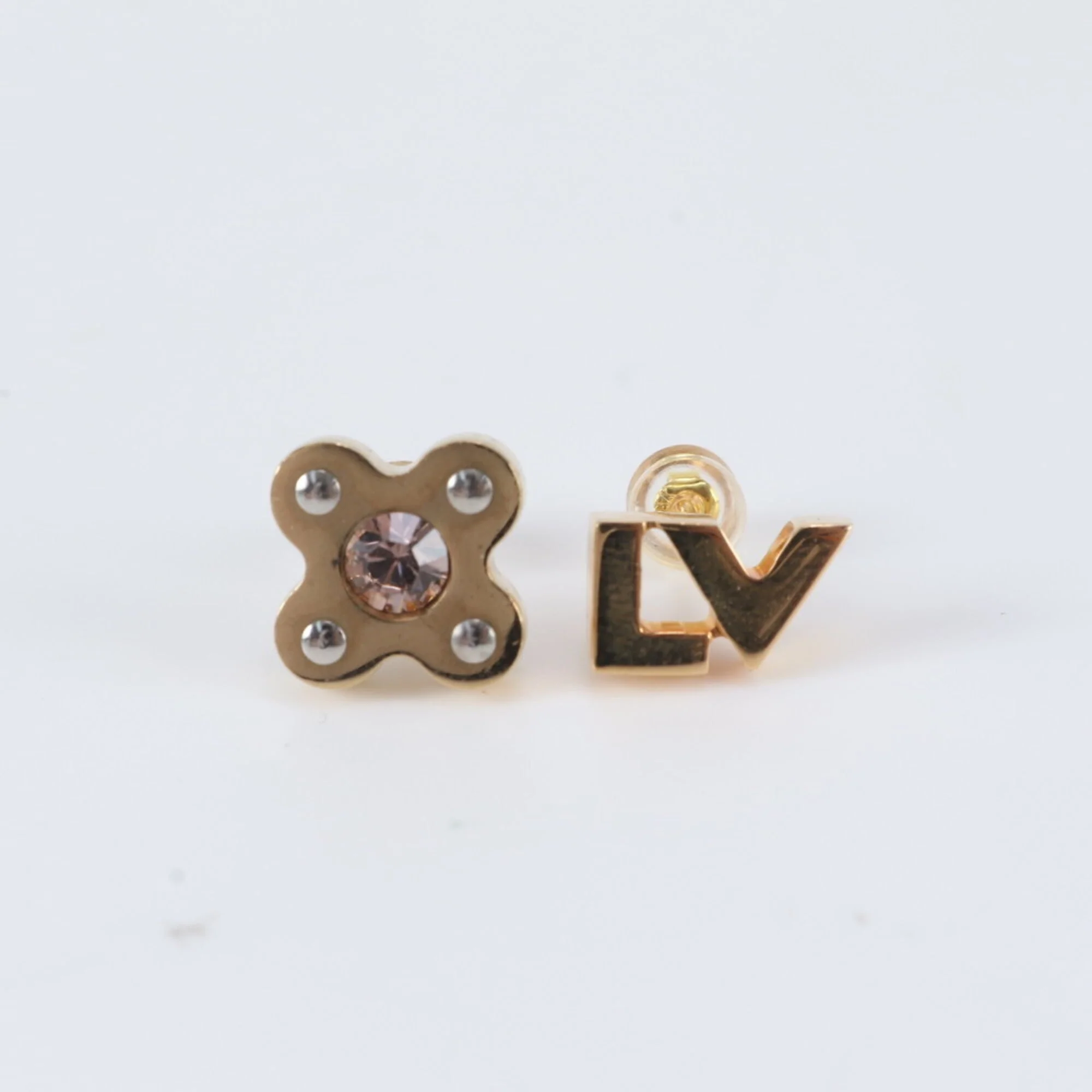 Earrings Gold-Tone Metal