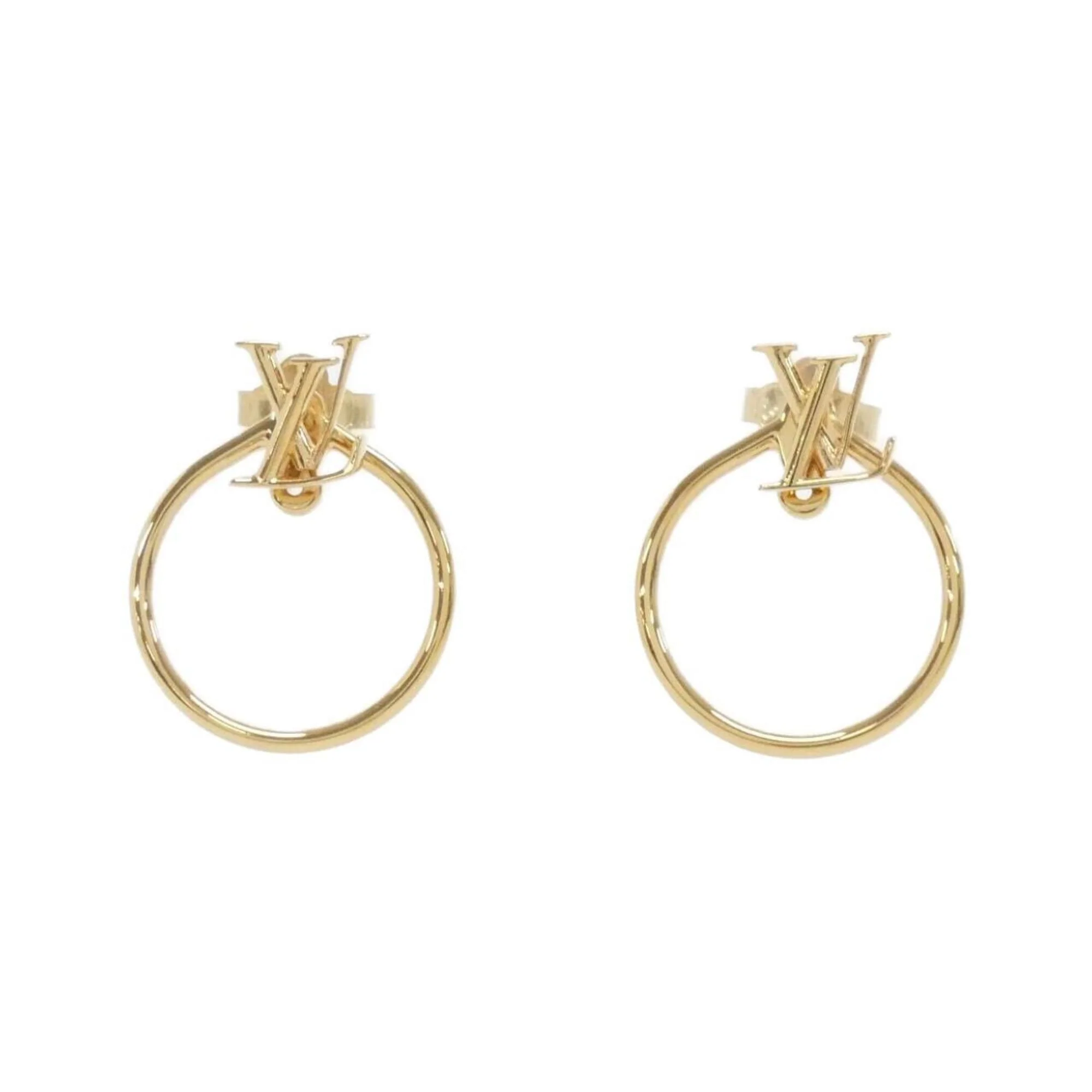 Earrings Gold-Tone Metal