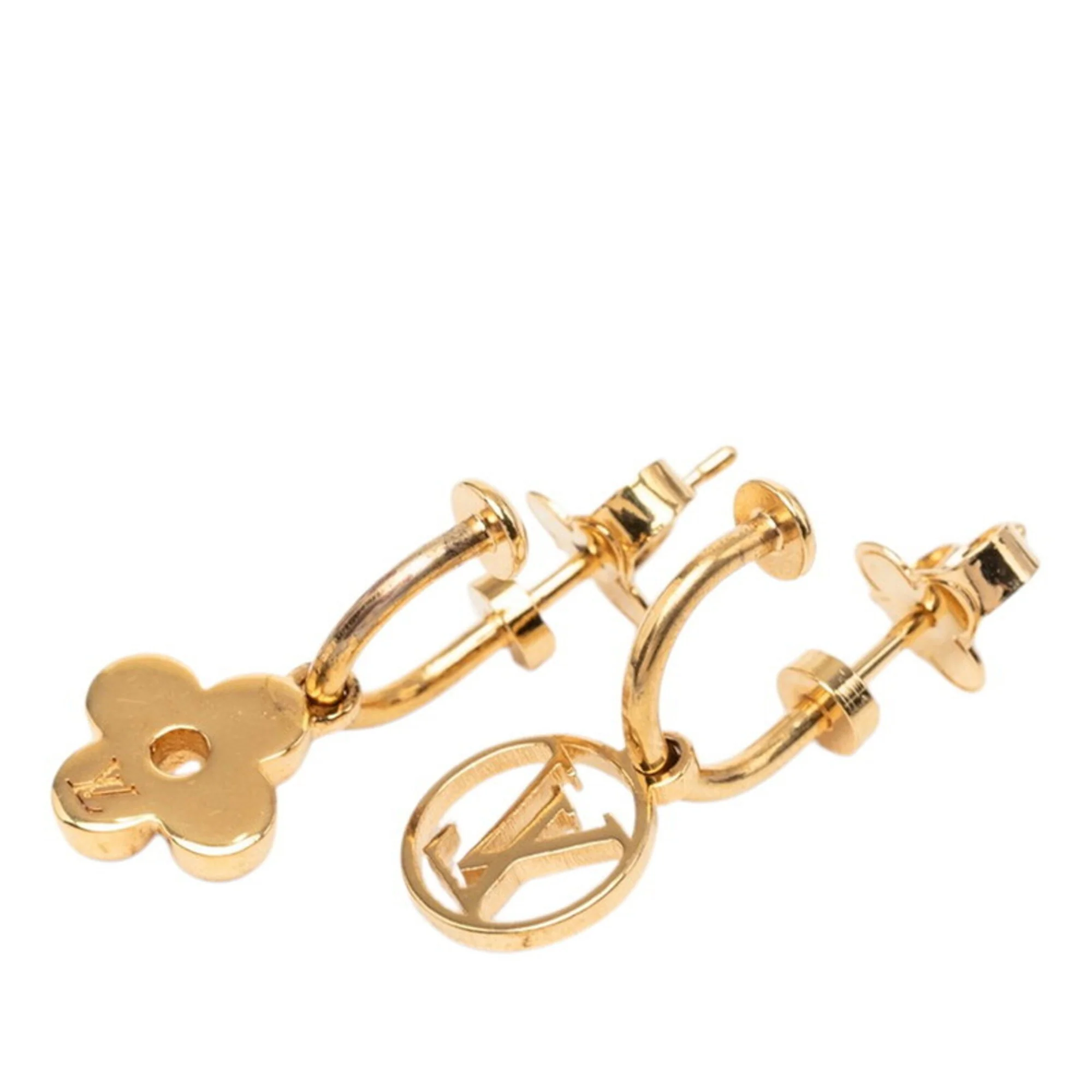 Earrings Gold-Tone Metal - Image 2