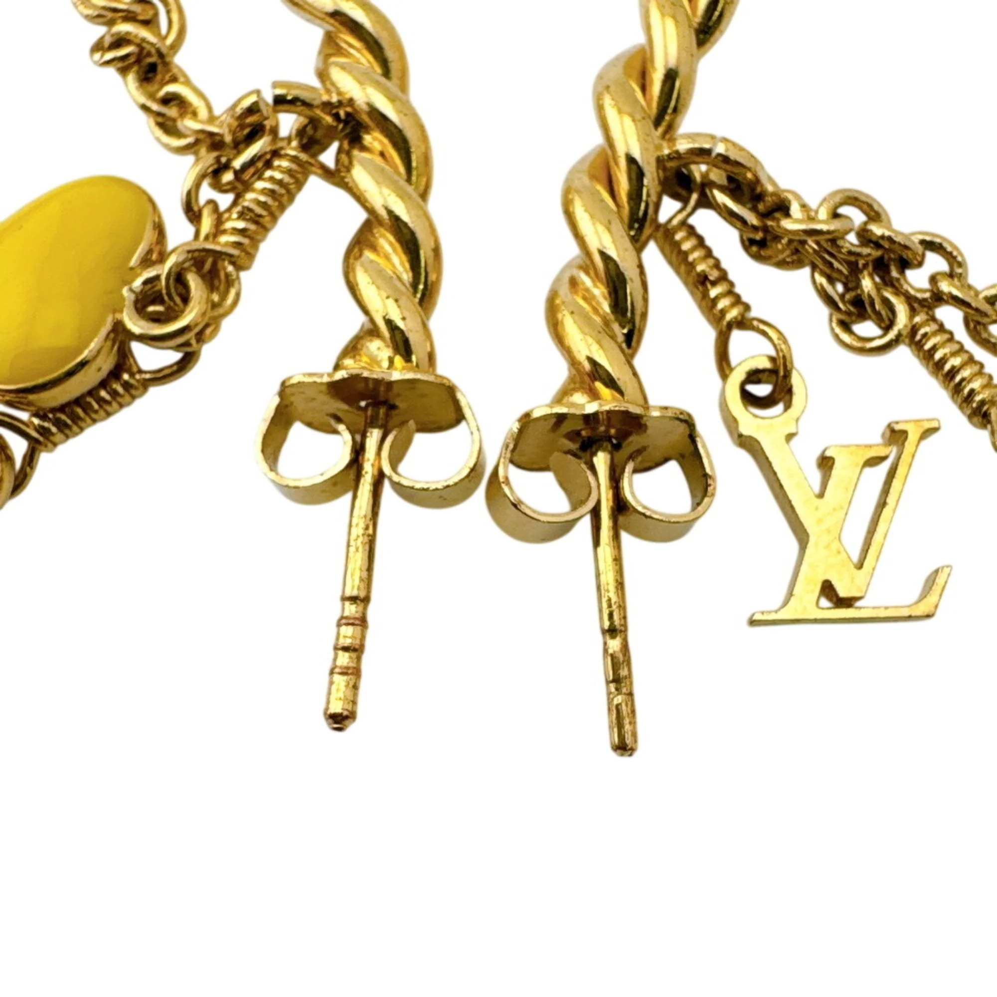 Earrings Hoop Gold-Tone Metal - Image 4