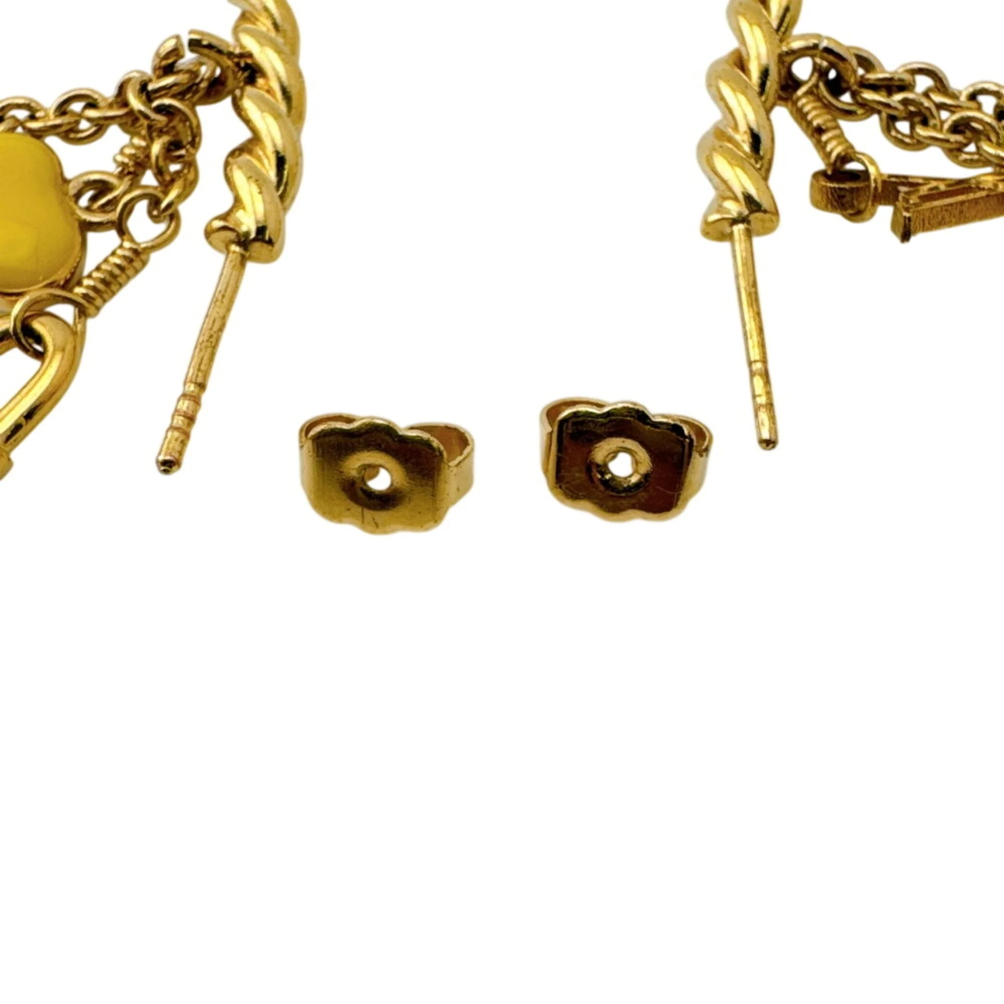 Earrings Hoop Gold-Tone Metal - Image 5