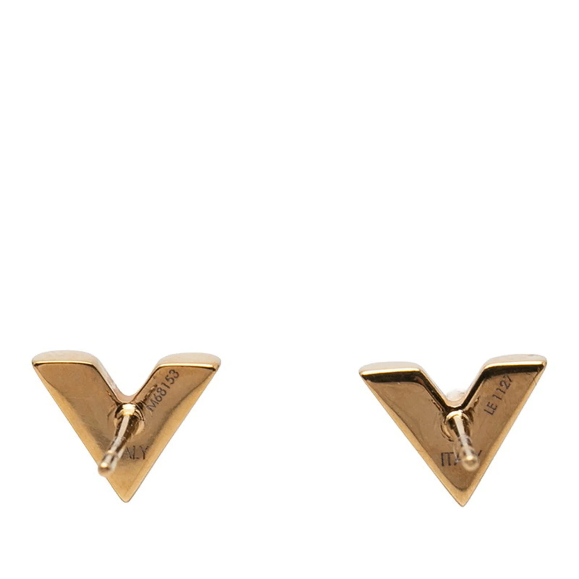 Earrings Stud Gold-Tone Metal - Image 2