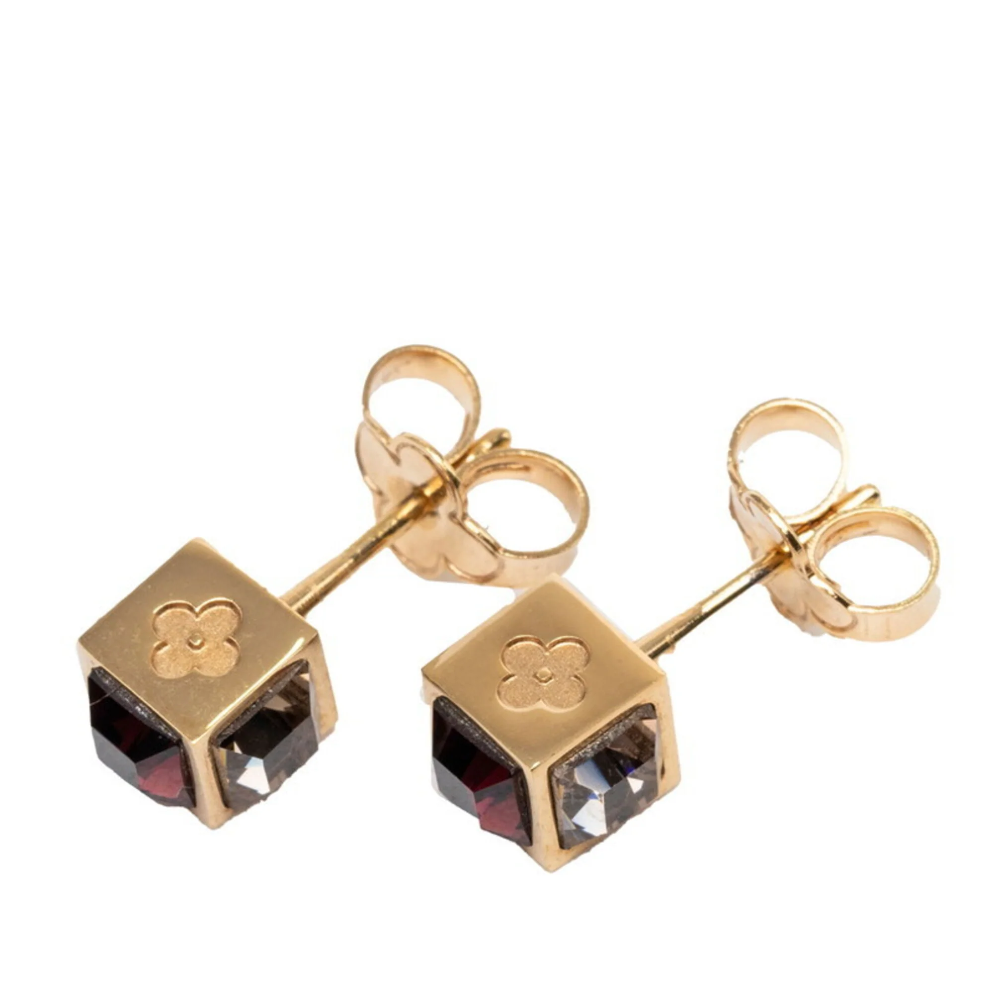 Earrings Stud Gold-Tone Metal - Image 2