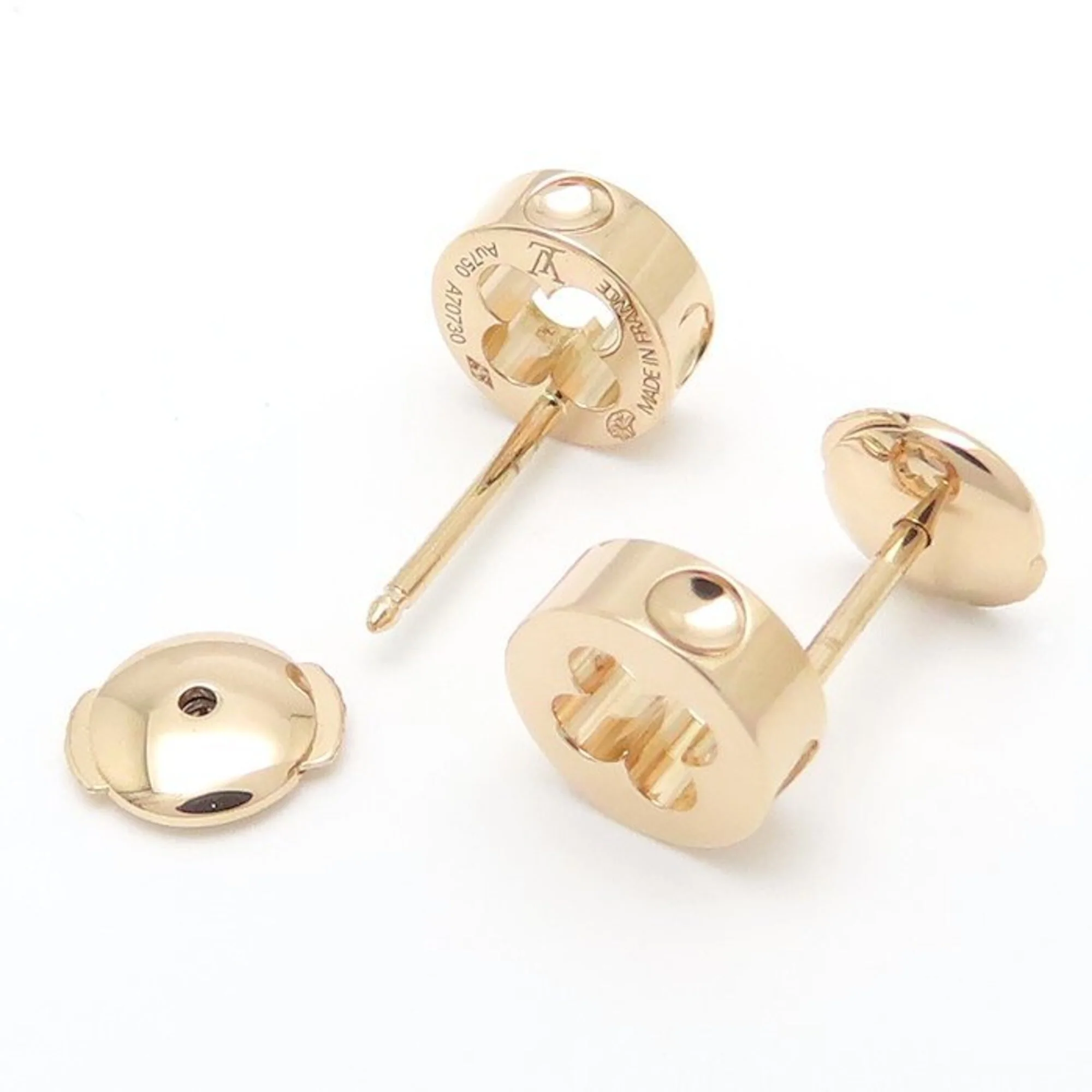 Empreinte Stud Earrings 18K Rose Gold 18K Rose Gold - Image 4