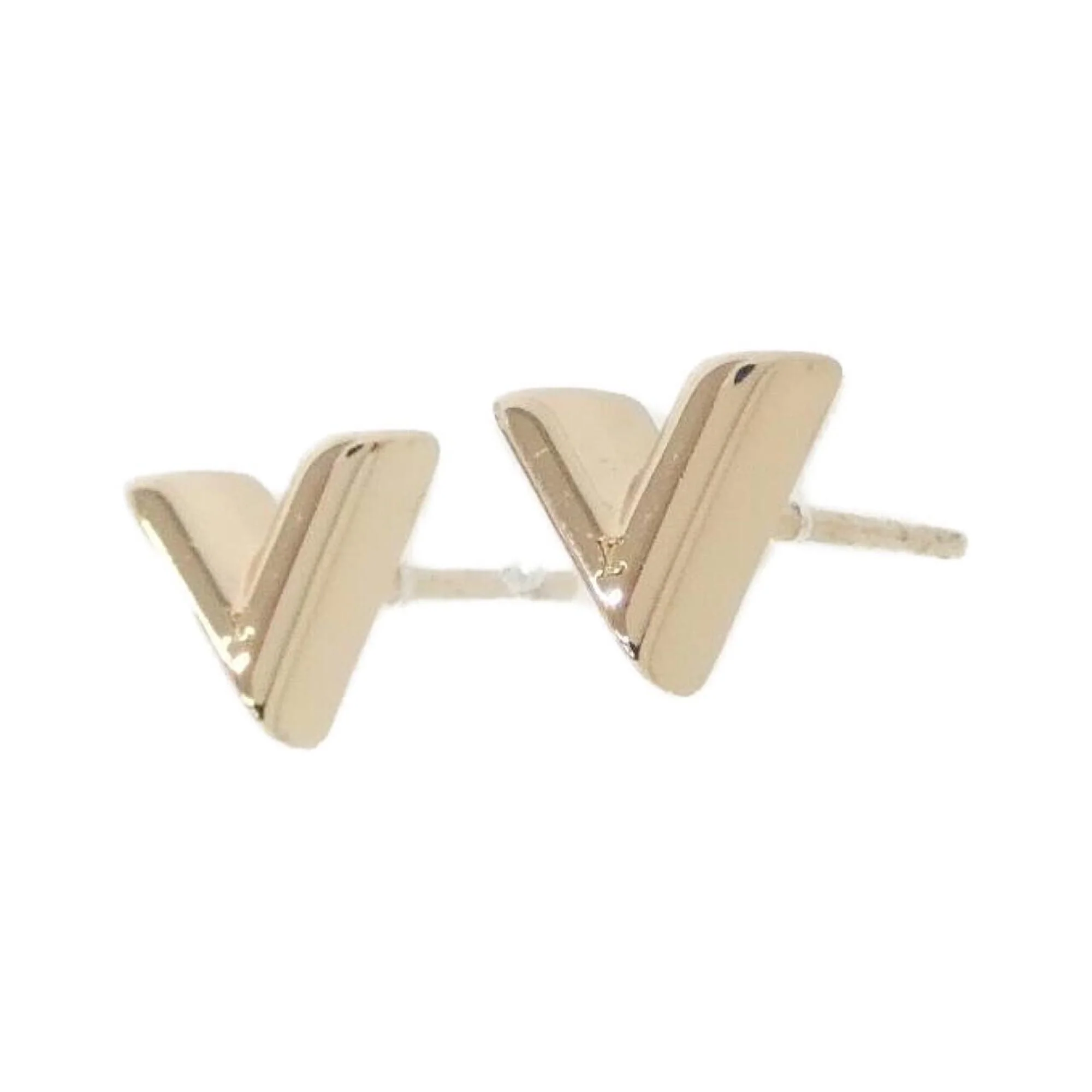 Essential V Earrings Pink Gold - Image 2