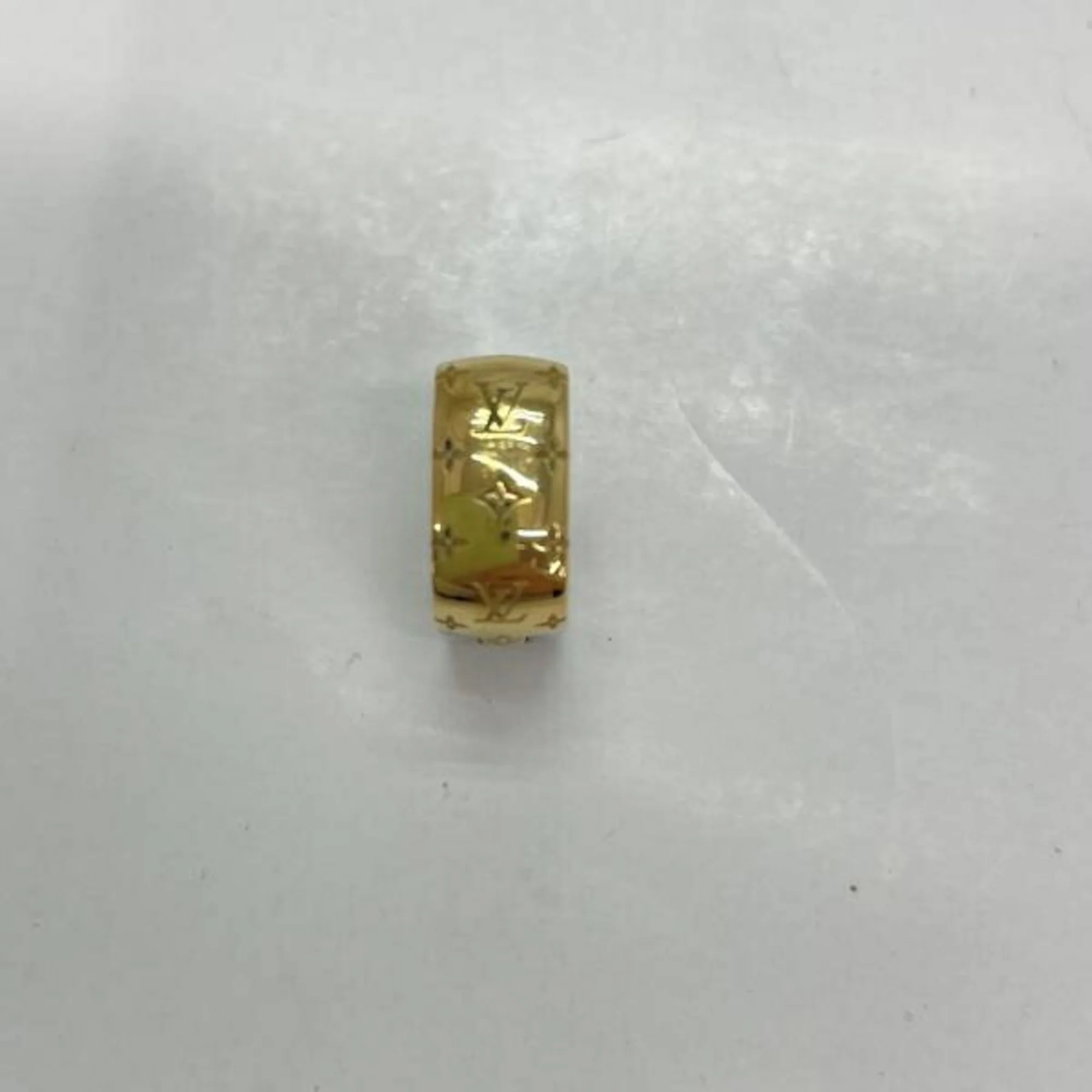 Single Earring Gold-Tone Metal - Image 2