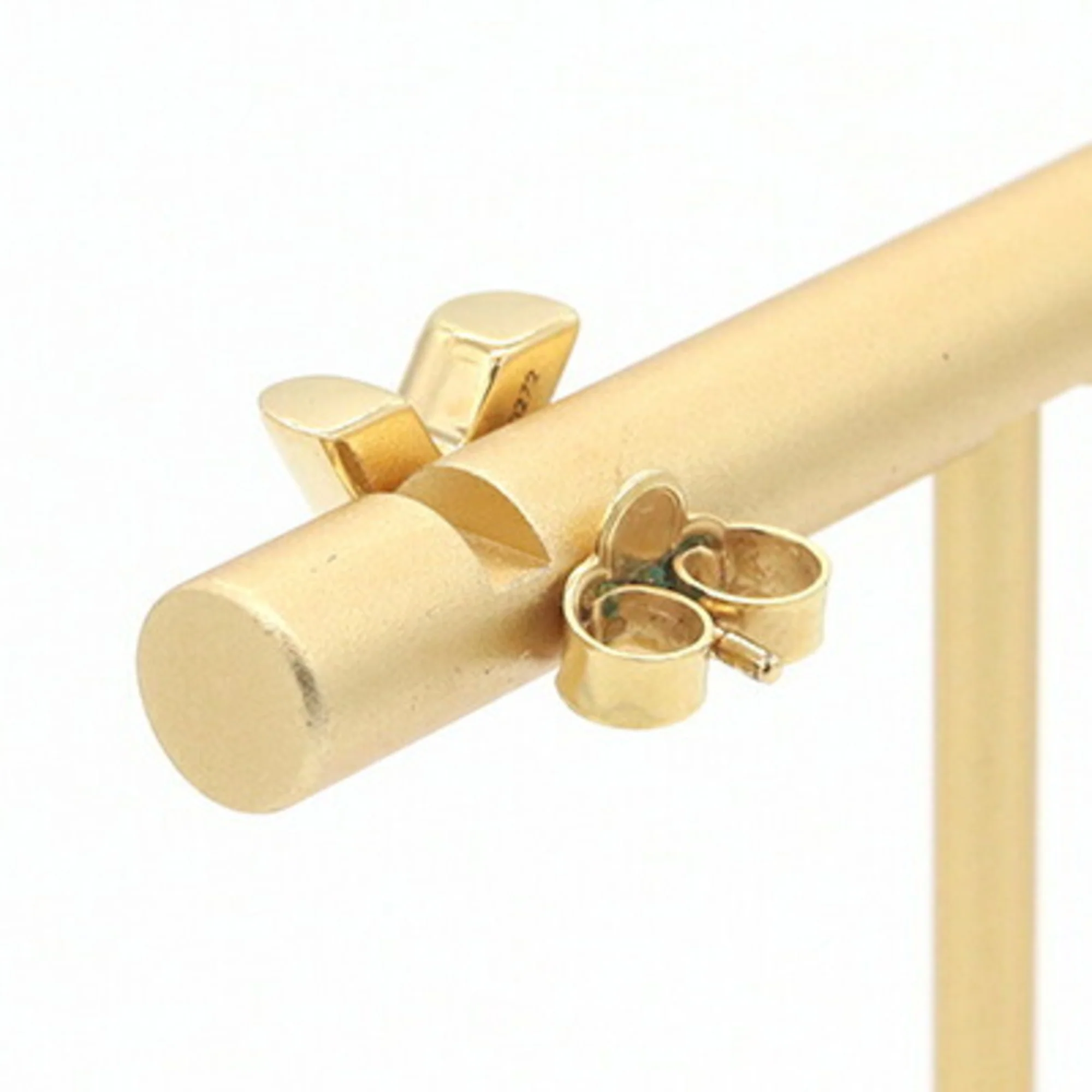 Single Earring Gold-Tone Metal - Image 2