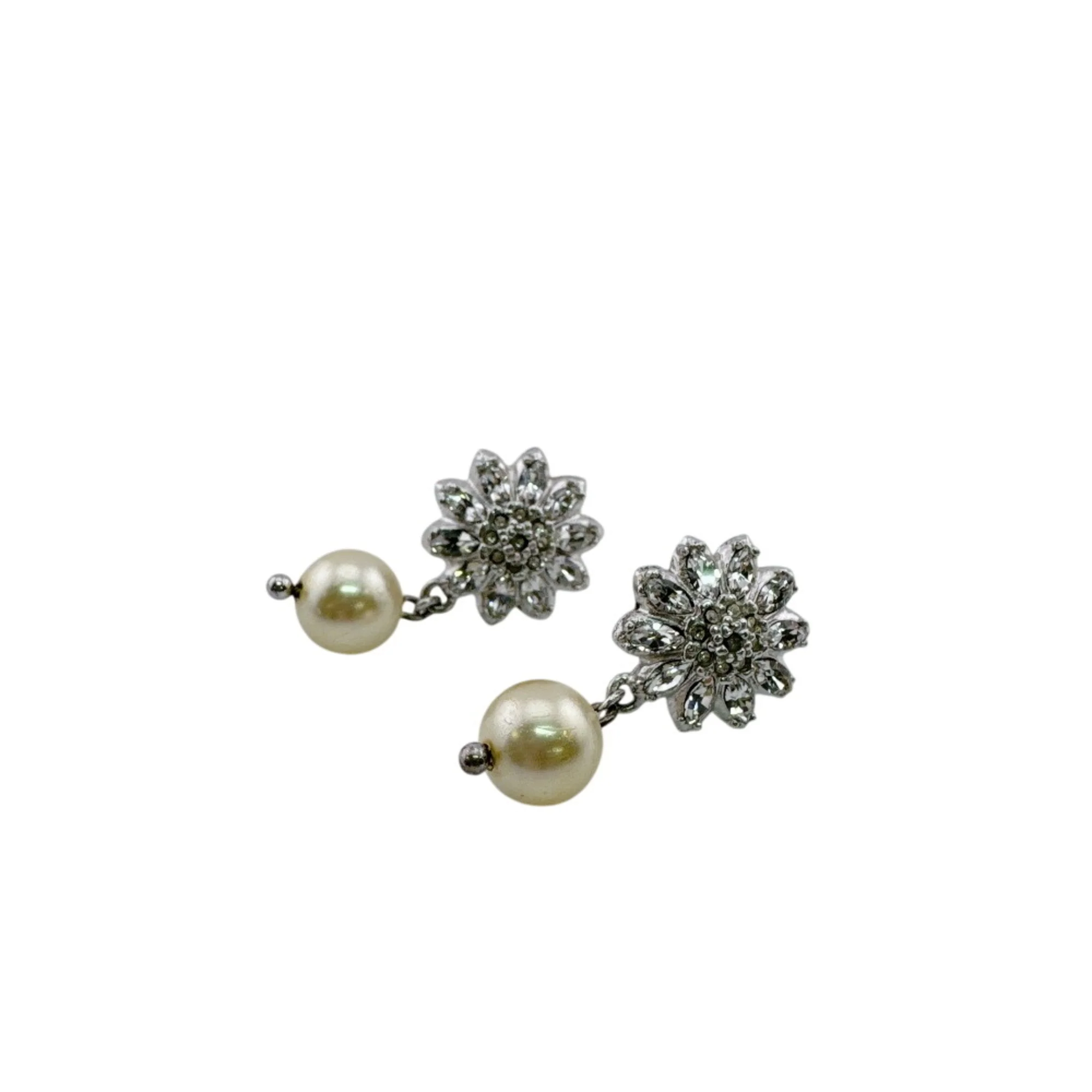 Earrings Rhinestone Sterling Silver - Image 2