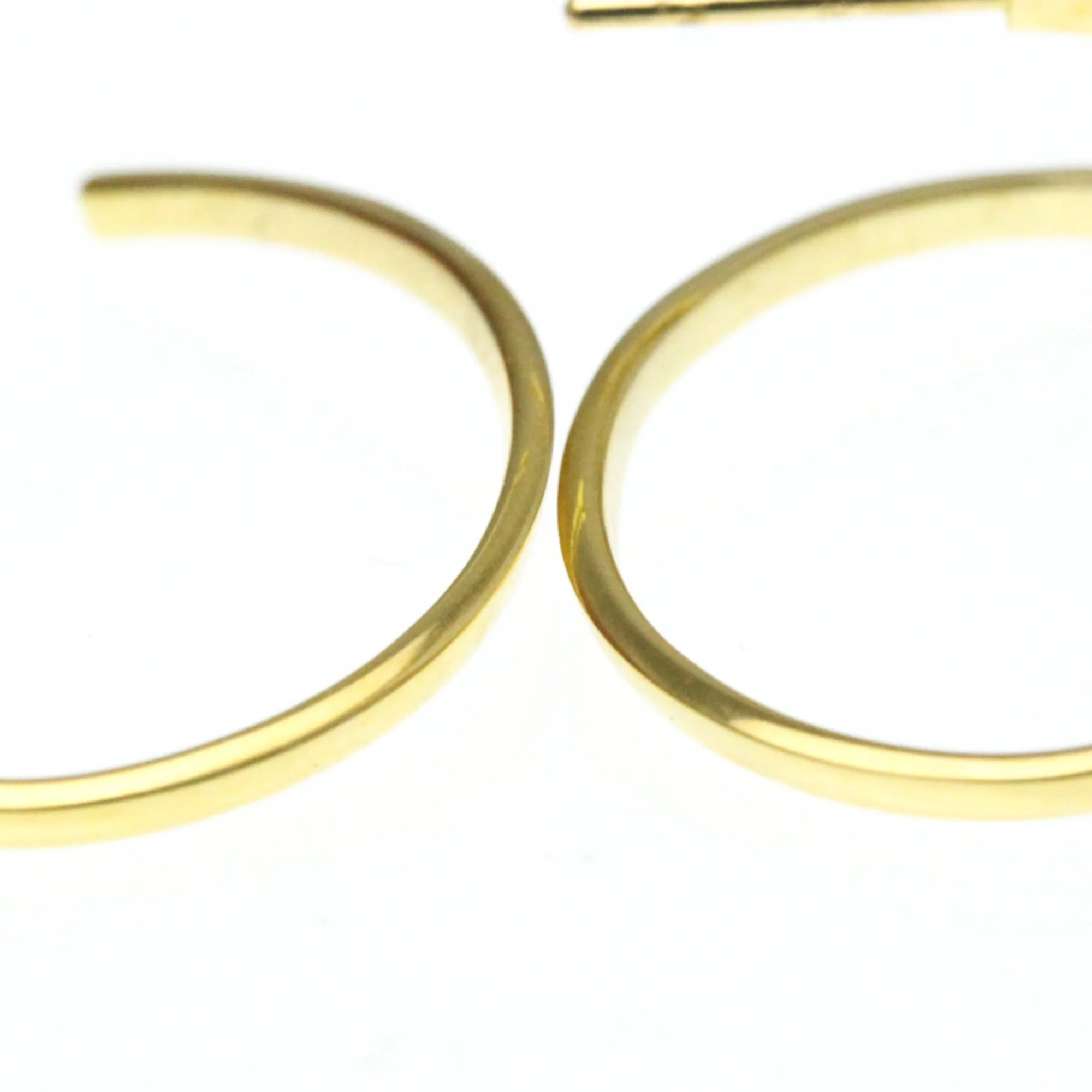 Earrings Pearl Hoop 18K Yellow Gold - Image 7