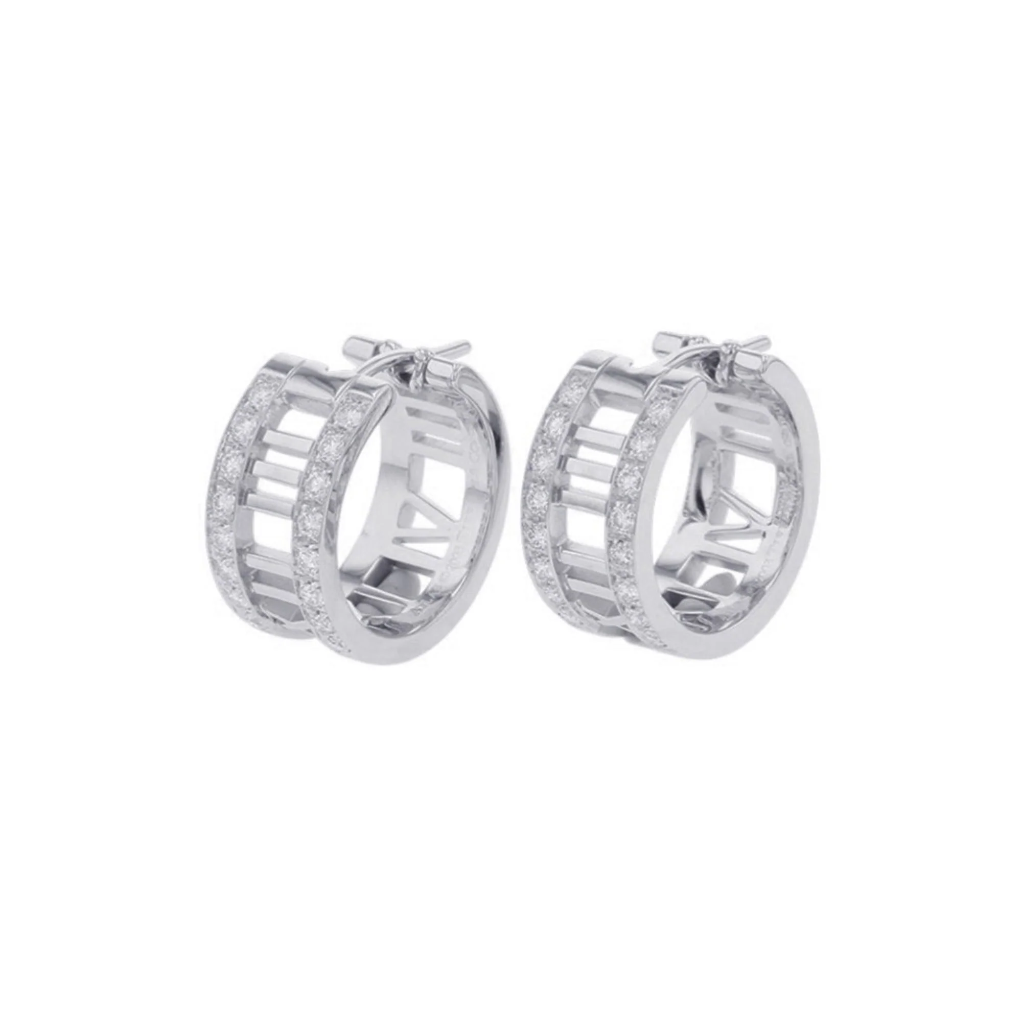 Atlas Earrings 18K White Gold 18K White Gold