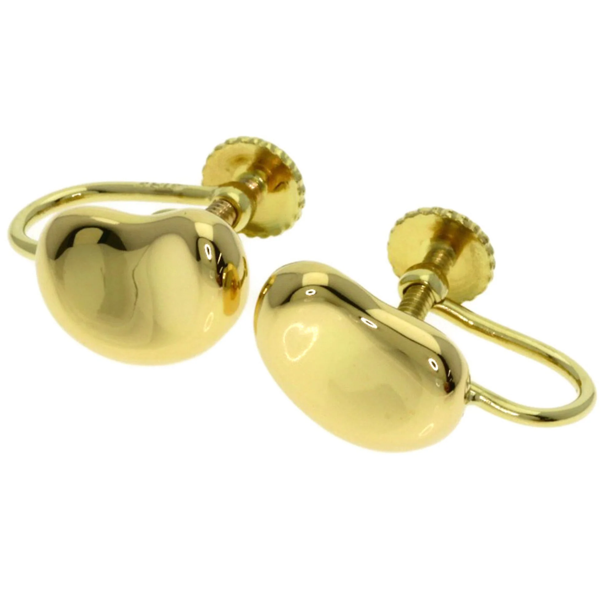 Bean Earrings 18K Yellow Gold 11.6mm 18K Yellow Gold