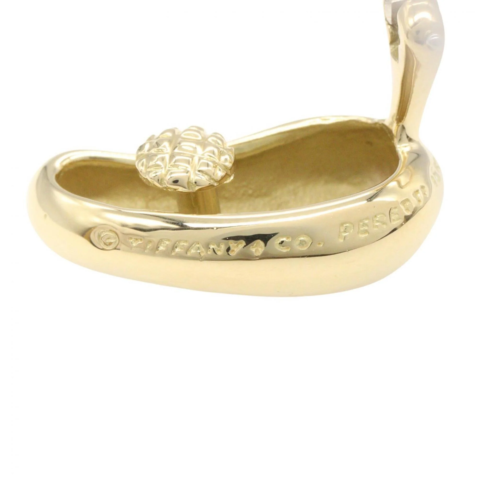 Bean Earrings 18K Yellow Gold 20mm 18K Yellow Gold - Image 4