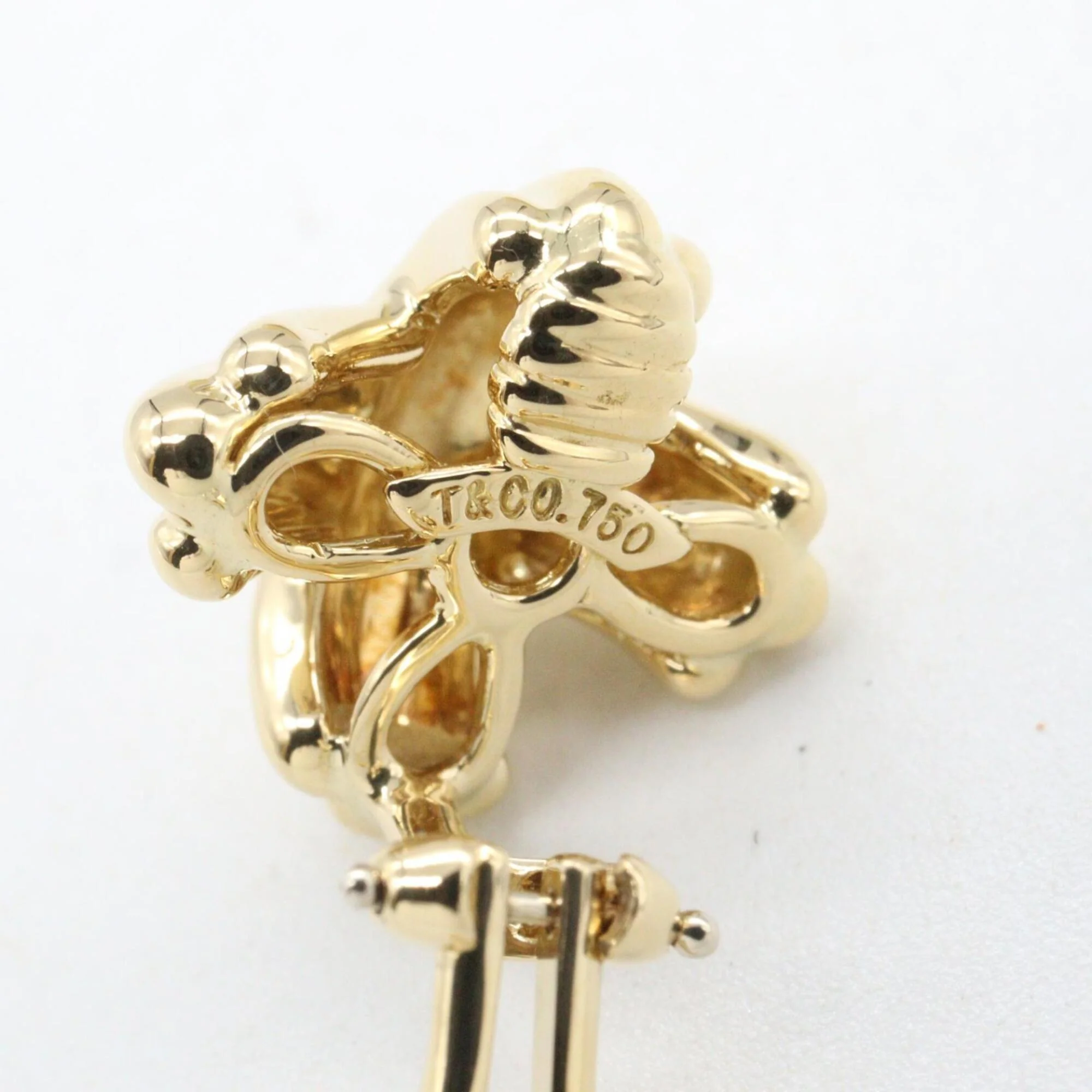 Earrings 18K Yellow Gold - Image 4