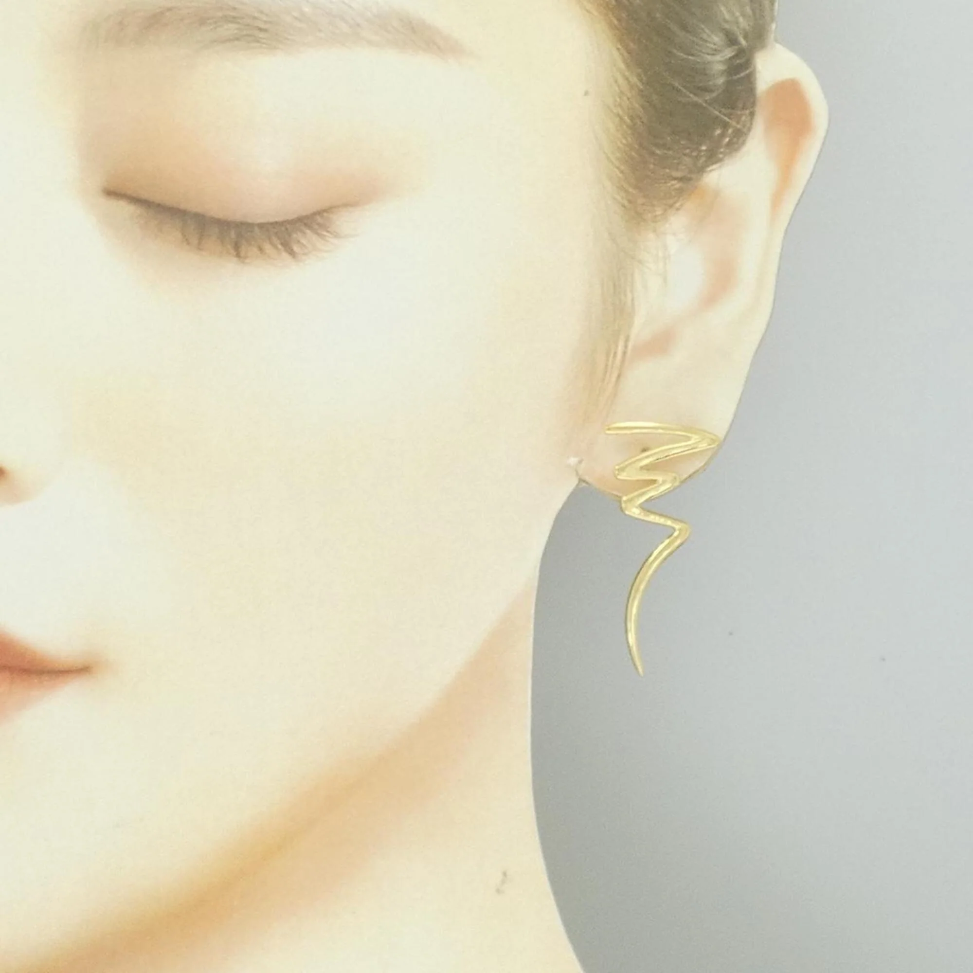 Earrings 18K Yellow Gold - Image 4