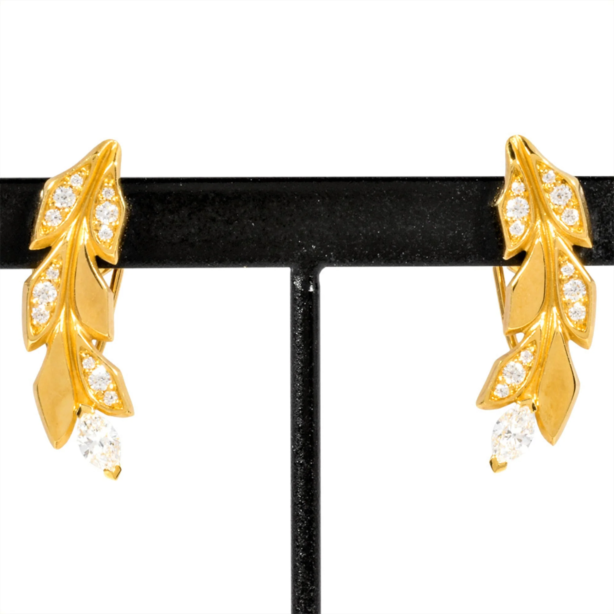 Earrings 18K Yellow Gold