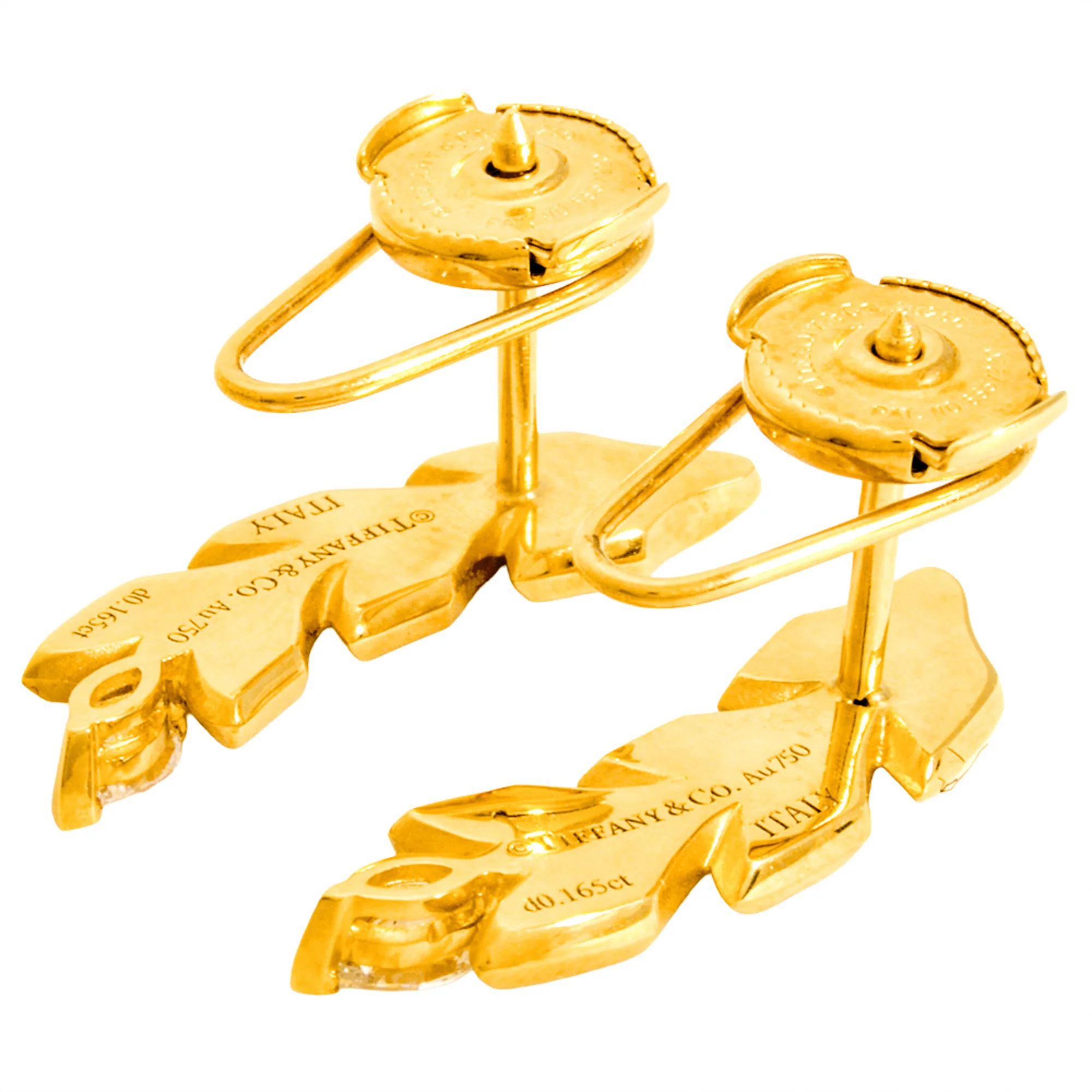 Earrings 18K Yellow Gold - Image 3