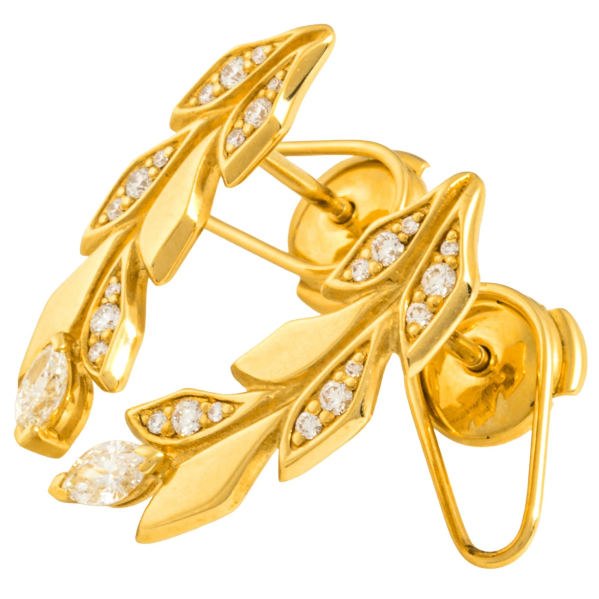 Earrings 18K Yellow Gold - Image 2