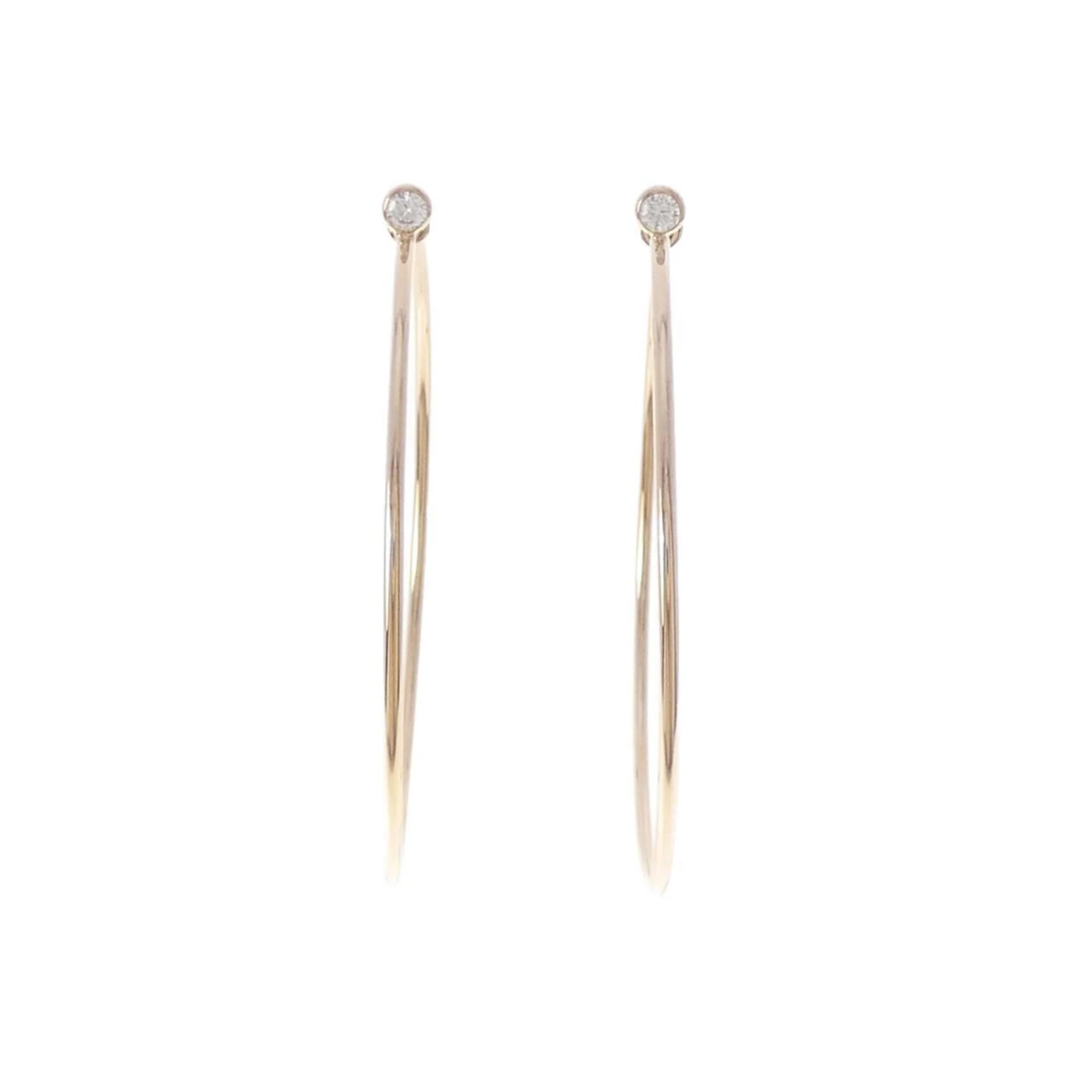 Earrings Hoop 18K Rose Gold - Image 2