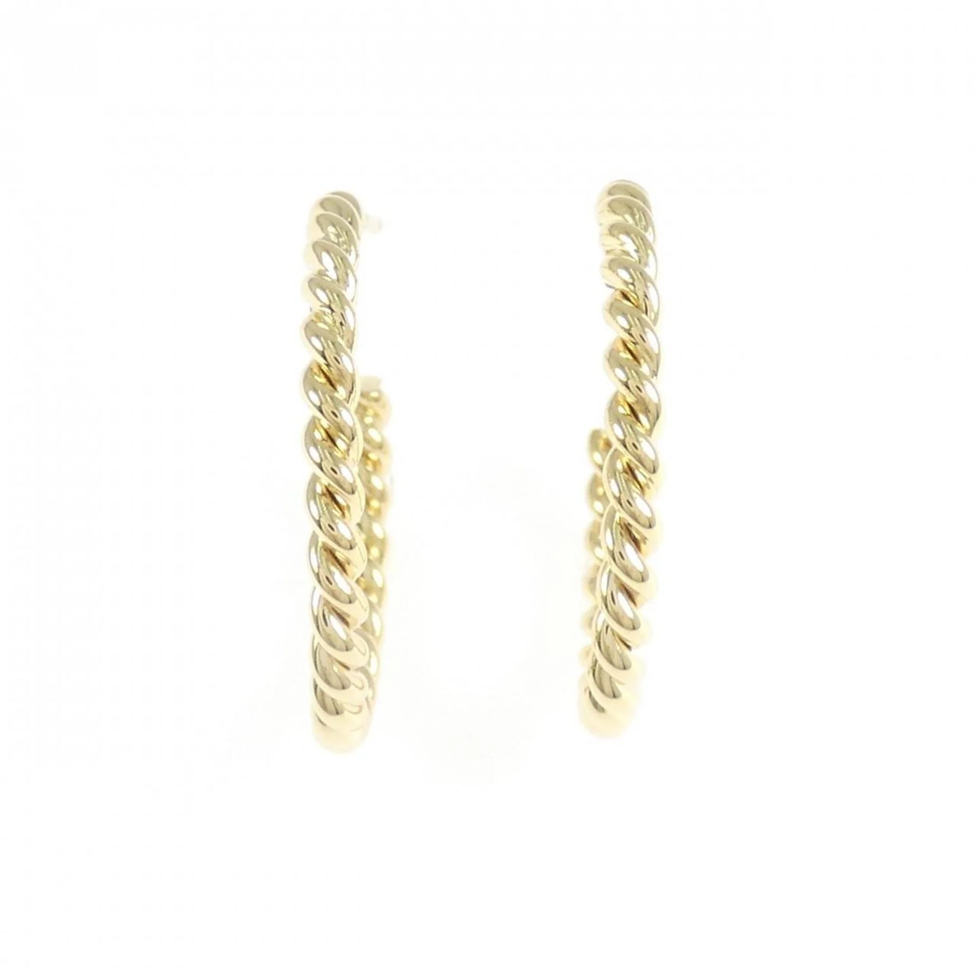Earrings Hoop 18K Yellow Gold