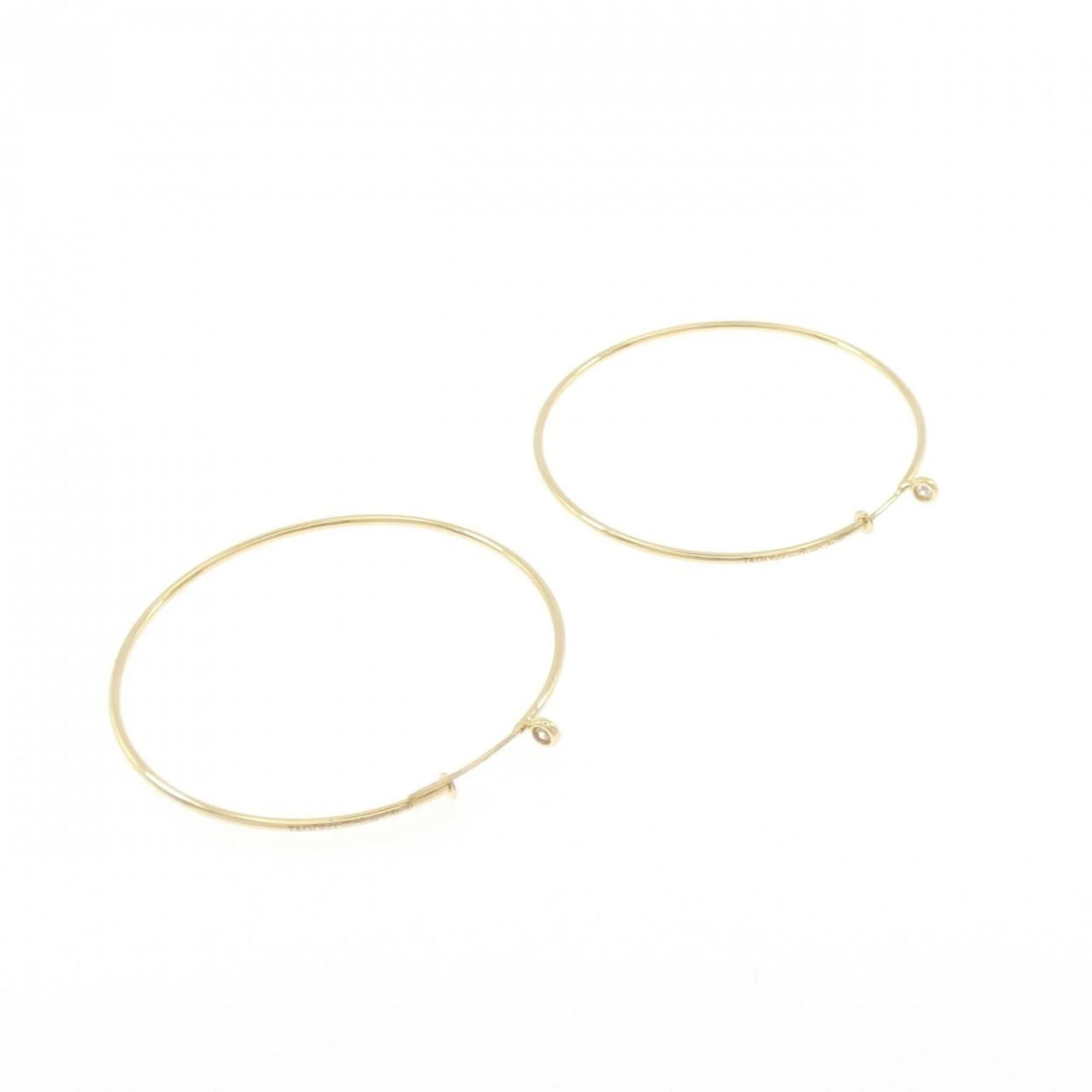 Earrings Hoop 18K Yellow Gold - Image 3