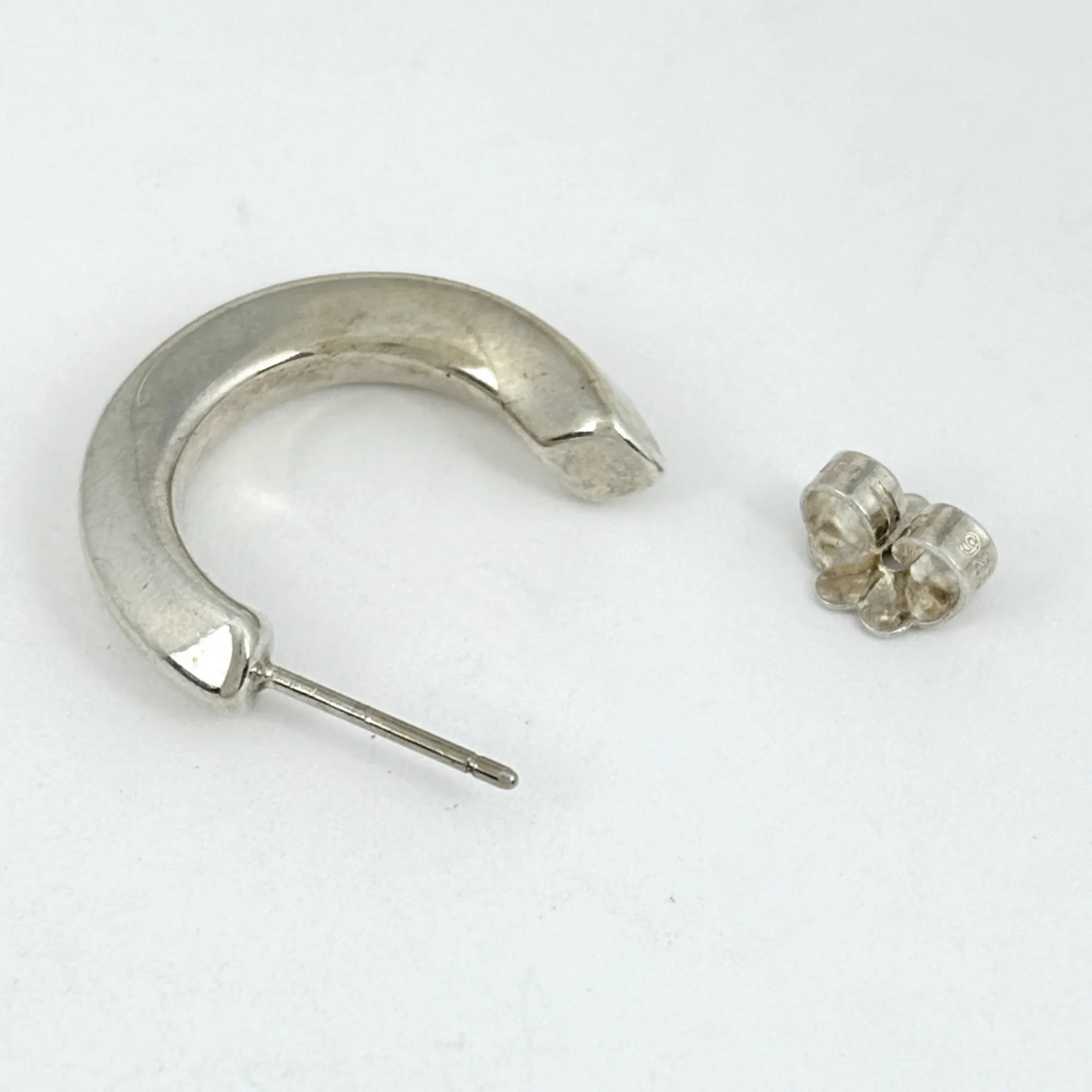 Earrings Hoop Sterling Silver - Image 3