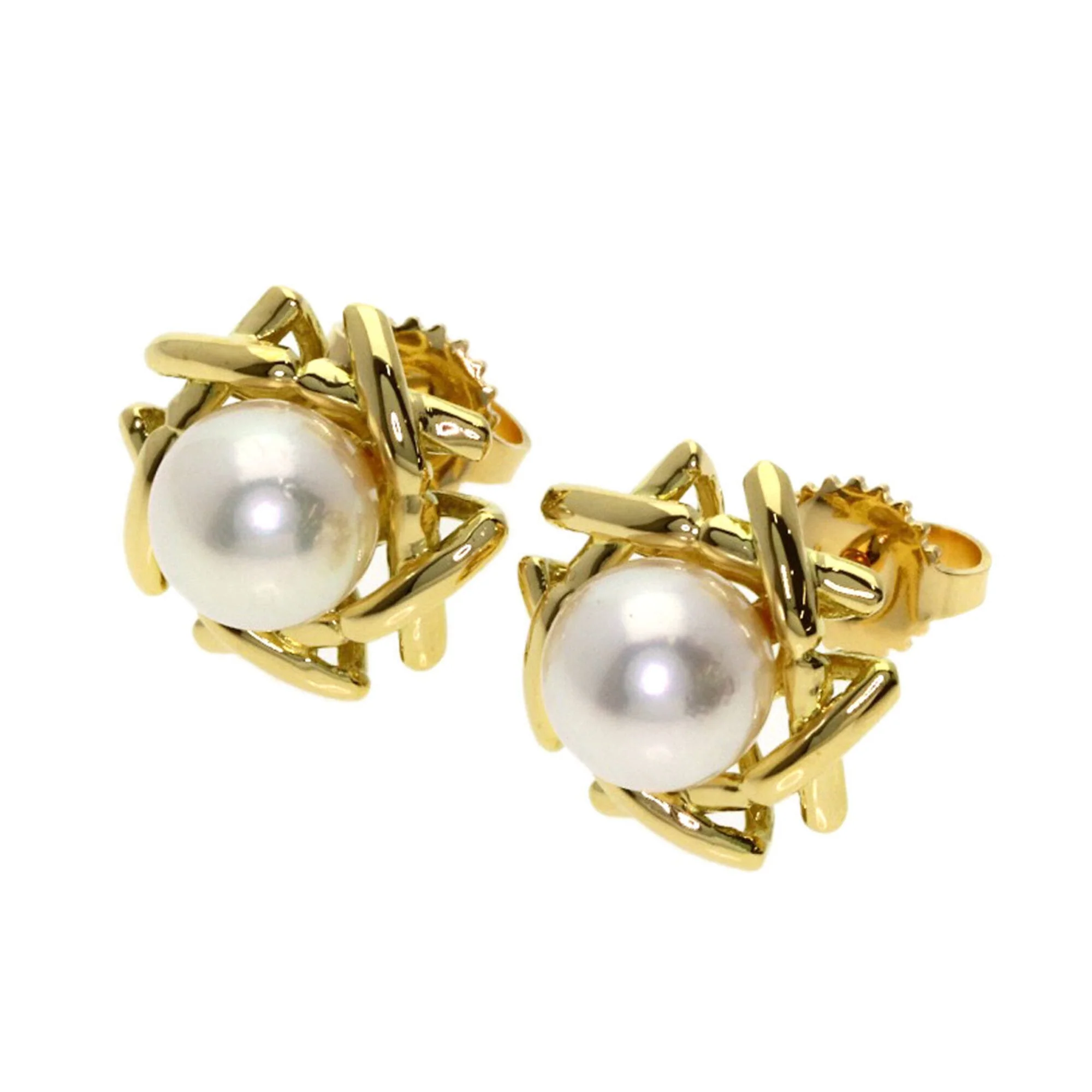 Earrings Pearl 18K Yellow Gold