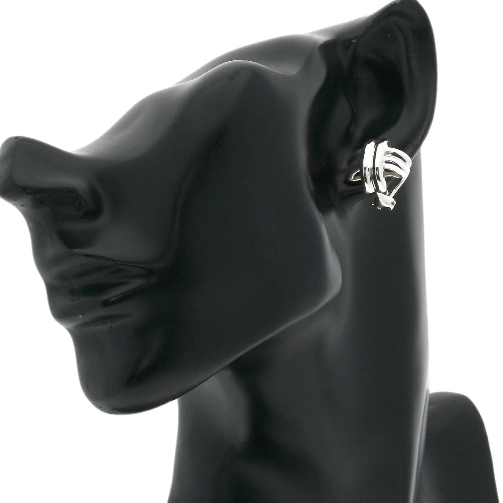 Earrings Silver-Tone Metal - Image 4