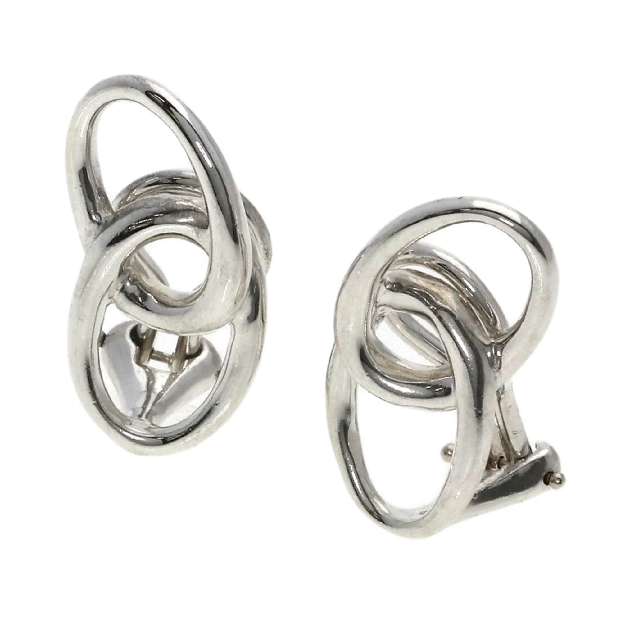 Earrings Silver-Tone Metal